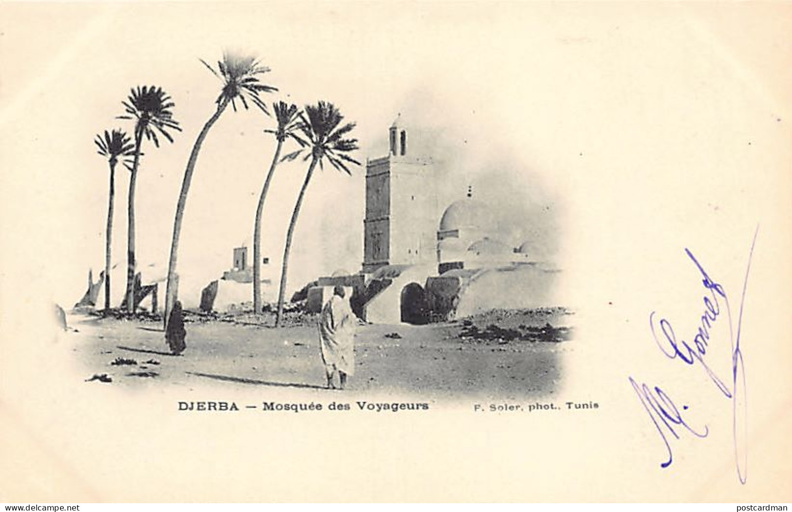 DJERBA - Carte Précurseur - Mosquée Des Voyageurs - Ed. F. Soler  - Tunisie