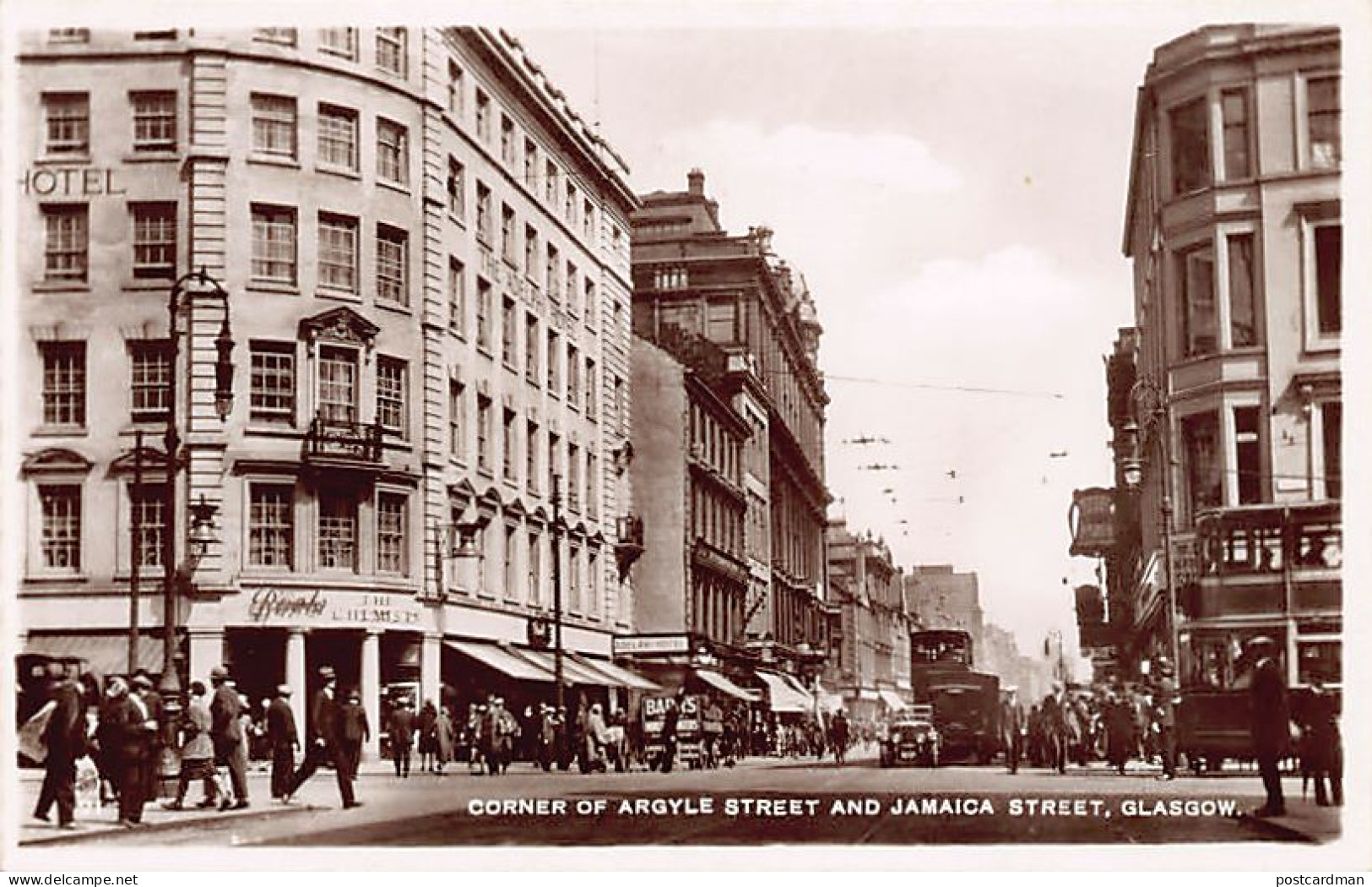 Scotland - Lanarkshire - GLASGOW Corner Of Argyle Street And Jamaica Street - Lanarkshire / Glasgow