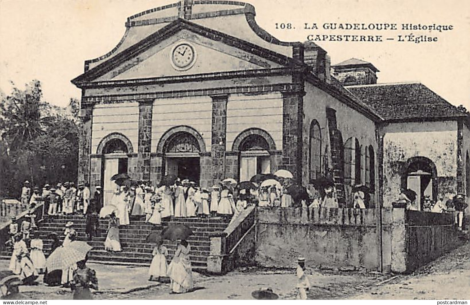 La Guadeloupe Historique - CAPESTERRE - L'église - Ed. F. Petit 108 - Sonstige & Ohne Zuordnung