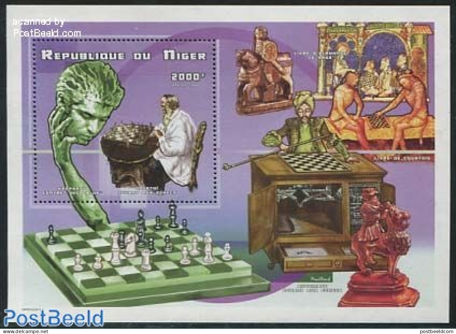 Niger 1999 Chess S/s, Mint NH, Sport - Chess - Echecs