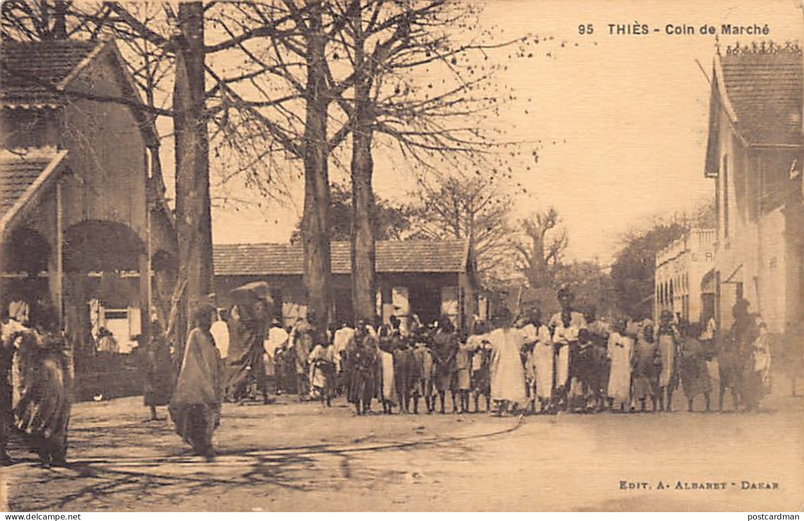 Sénégal - THIÈS - Coin Du Marché - Ed. A. Albaret 95 - Senegal