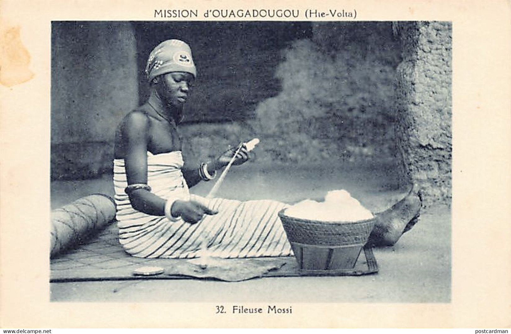 Burkina Faso - Fileuse Mossi - Ed. Mission D'Ouagadougou 32 - Burkina Faso