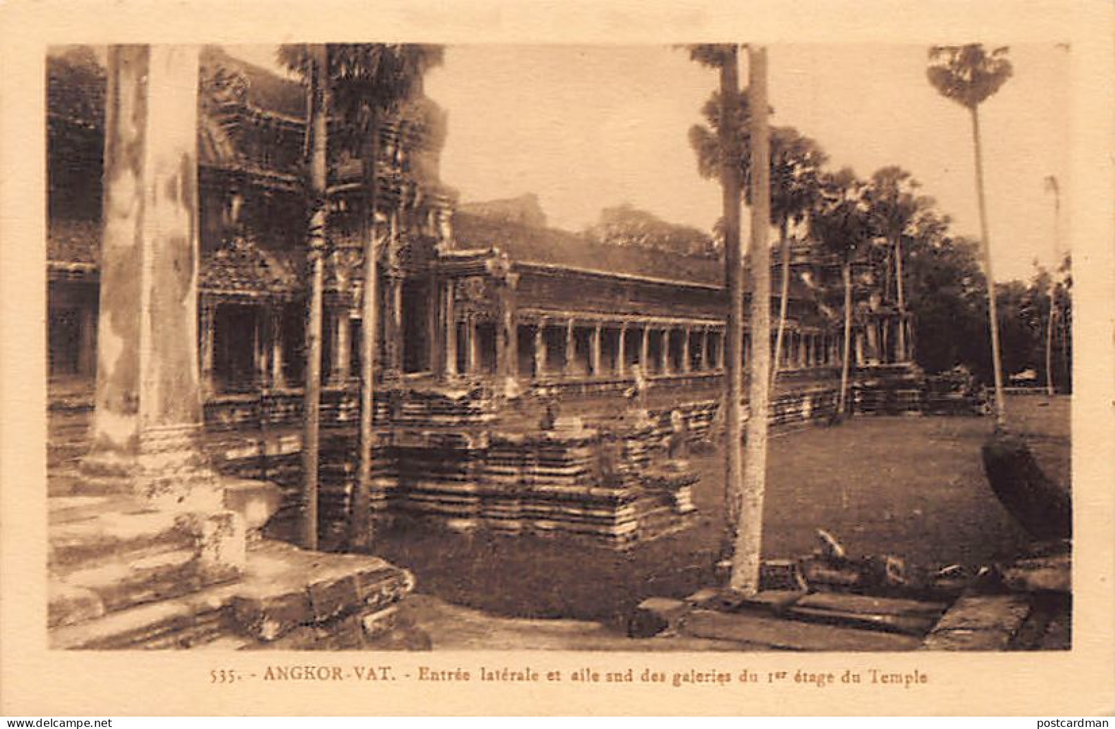 Cambodge - ANGKOR VAT - Entrée Latérale Et Aile Sud Des Galeries Du 1er étage - Ed. Portail 535 - Cambodia