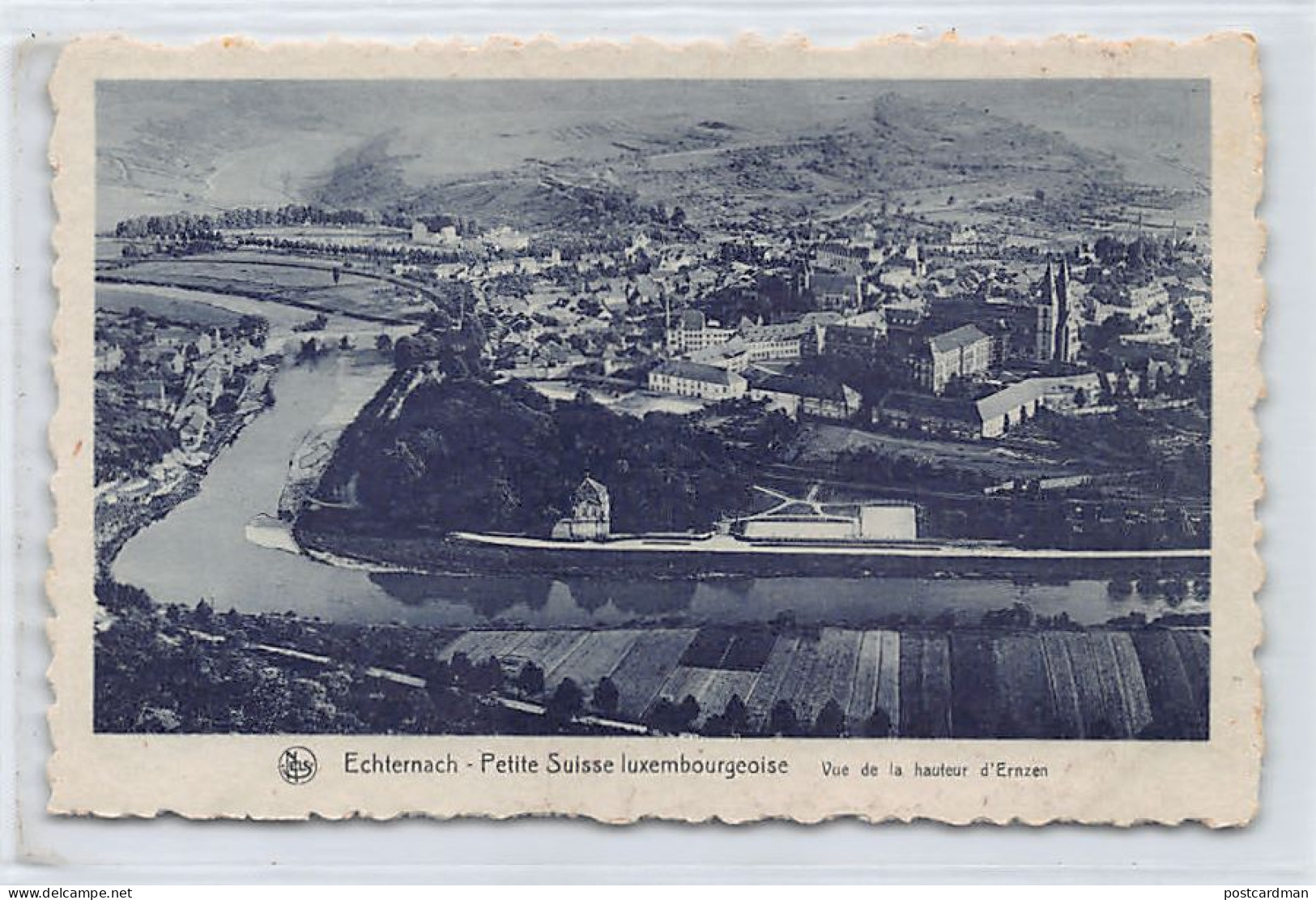 Luxembourg - ECHTERNACH - Vue De La Hauteur D'Ernzen - Ed. E. A. Schaack Série 9 No. 8 - Echternach