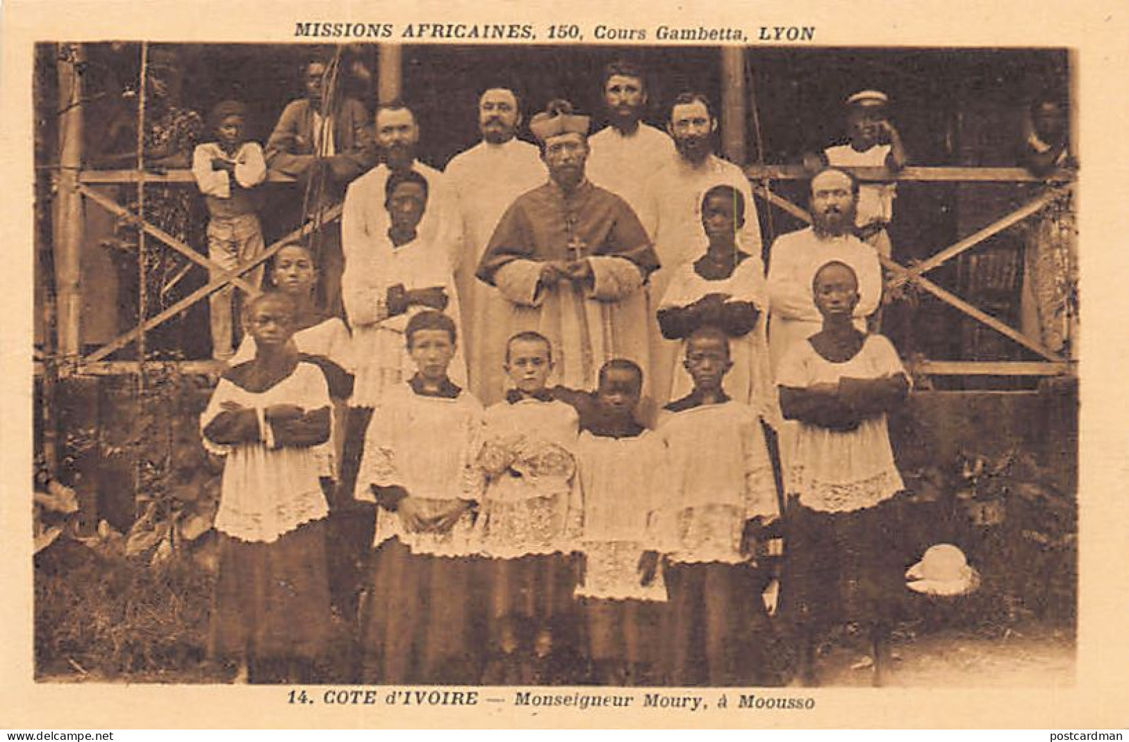 Côte D'Ivoire - Monseigneur Moury, à Moousso - Ed. Missions Africaines 14 - Costa D'Avorio