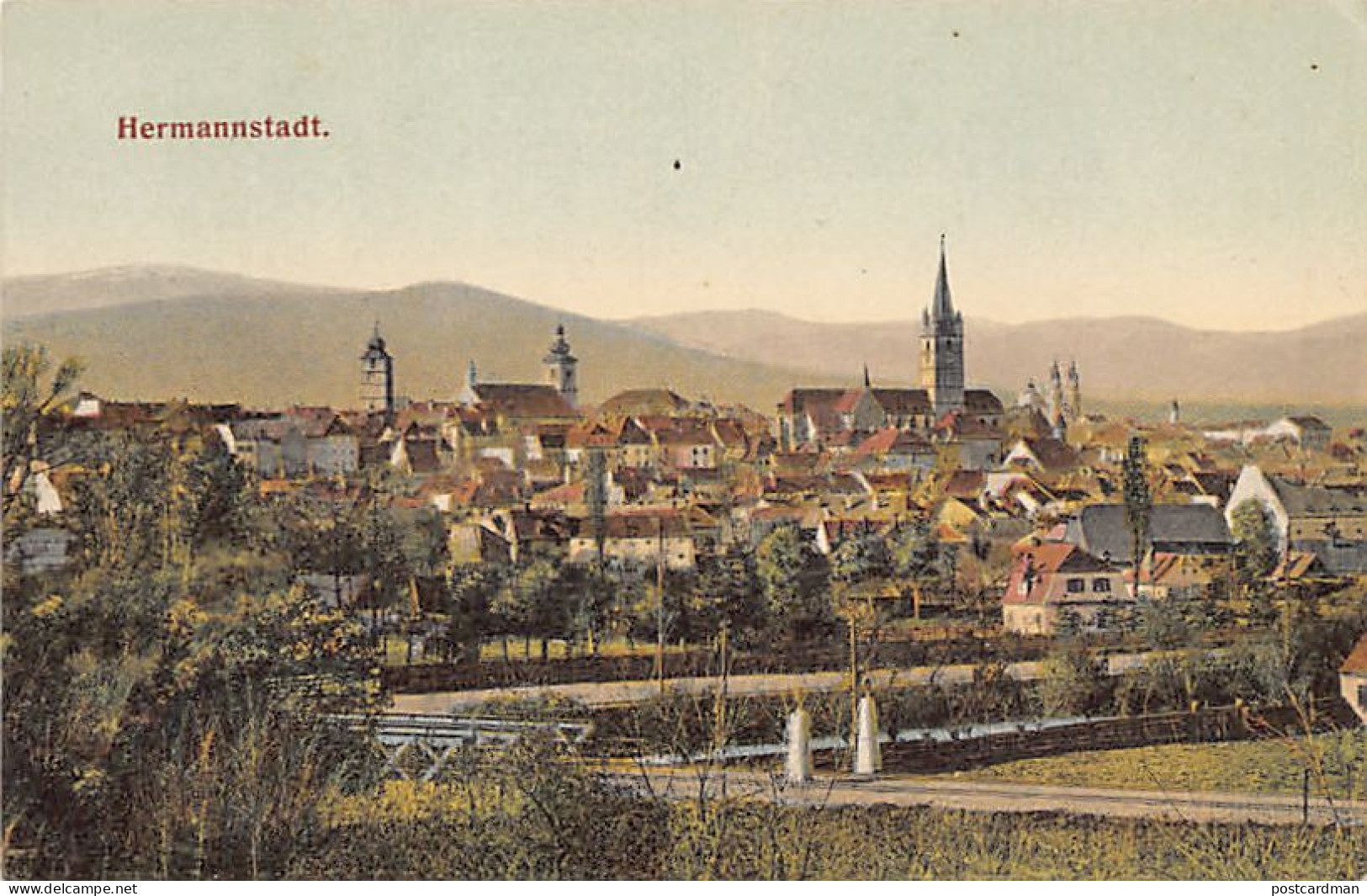 Romania - SIBIU - Vedere Generala - Ed. G. A. Seraphin  - Romania