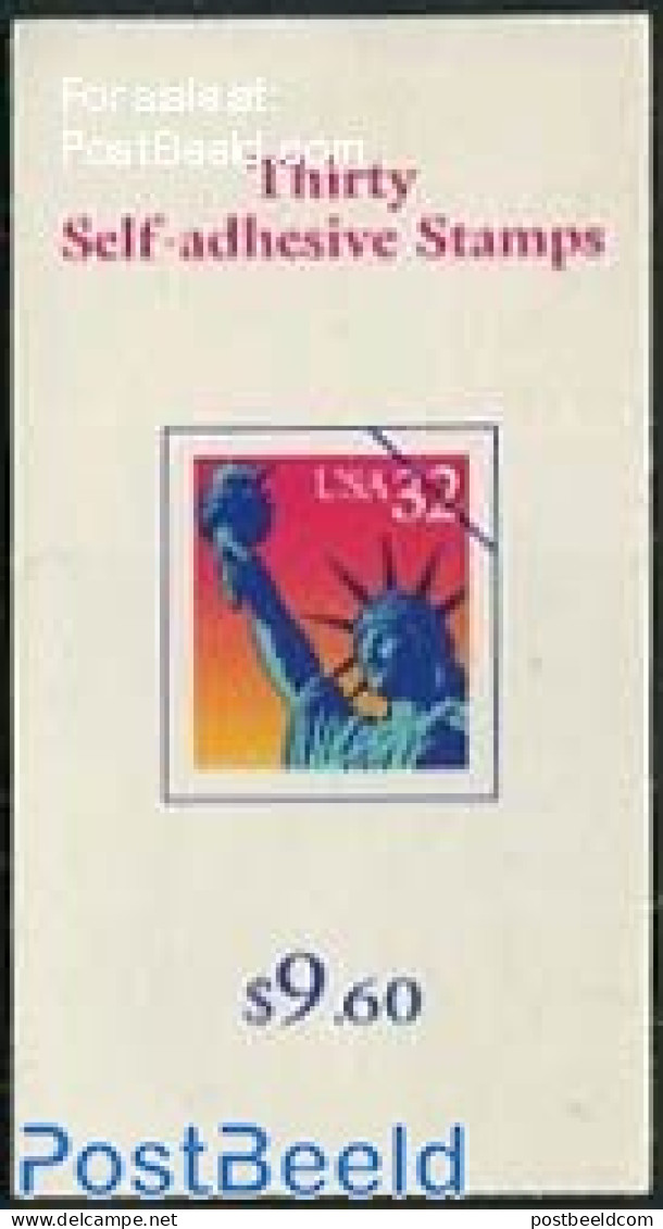 United States Of America 1997 Statue Of Liberty Booklet S-a, Mint NH, Stamp Booklets - Art - Sculpture - Unused Stamps