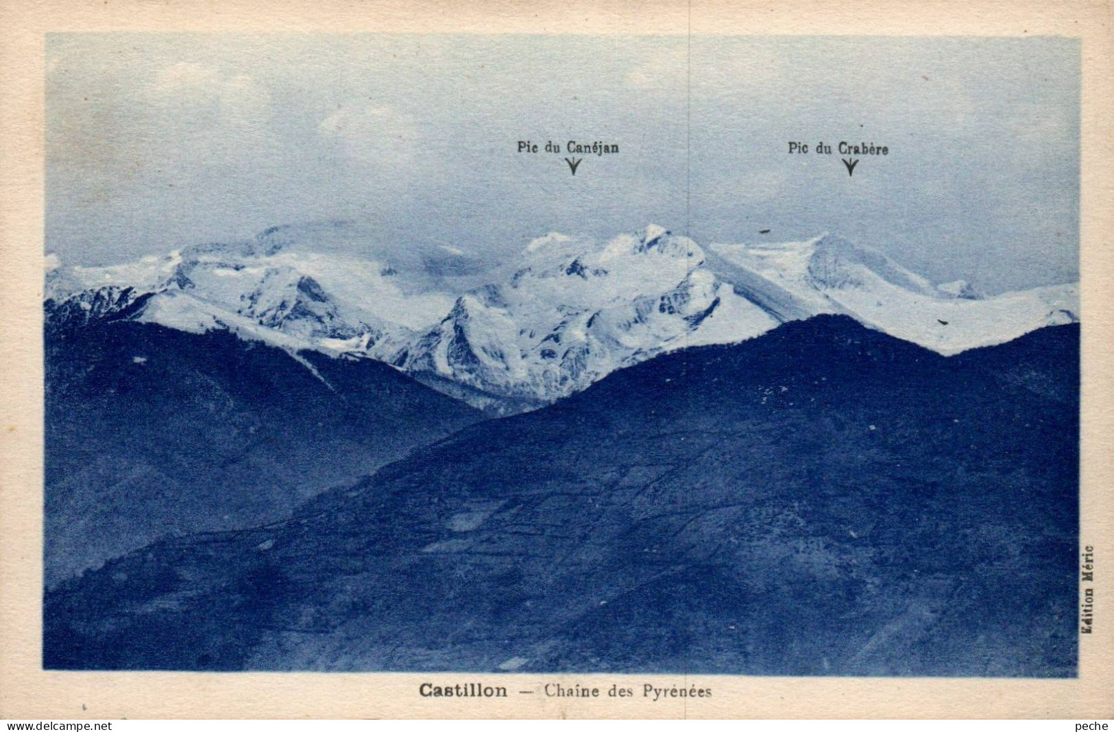 N°3174 W -cpa Castillon -chaîne Des Pyrénées- - Other & Unclassified