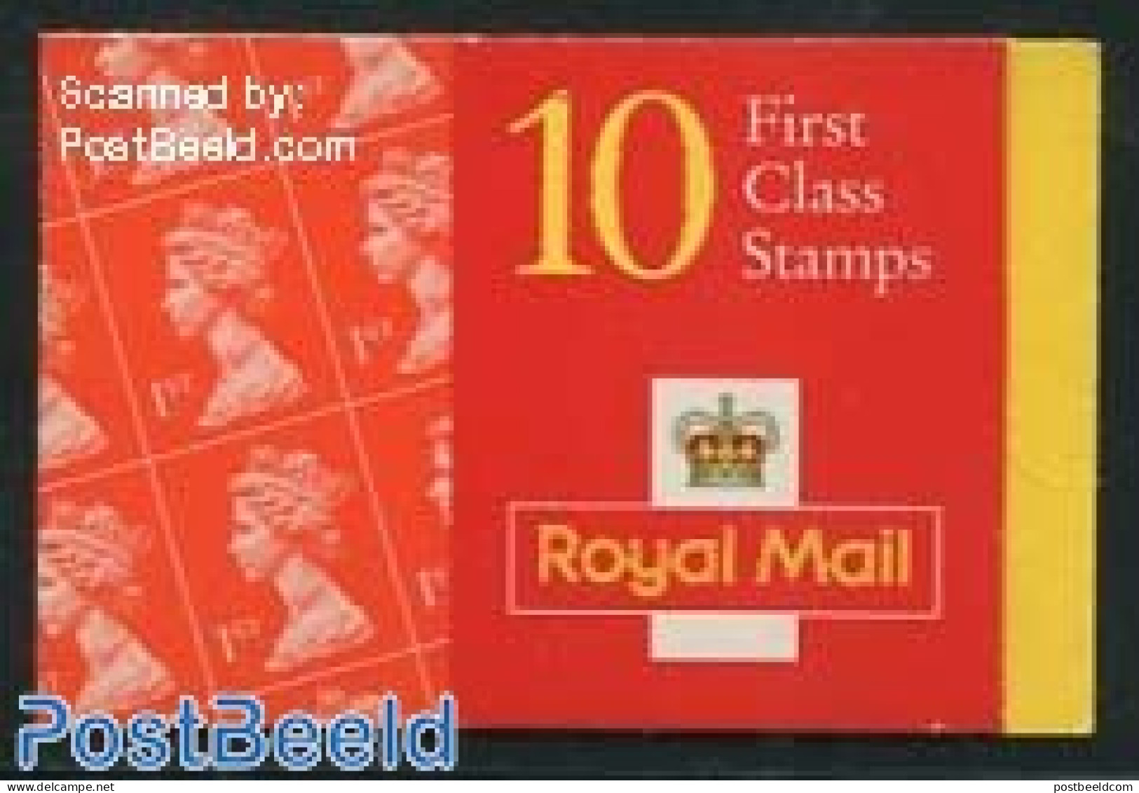 Great Britain 1997 Definitives Booklet, 10x1st, Walsall, Mint NH, Stamp Booklets - Other & Unclassified