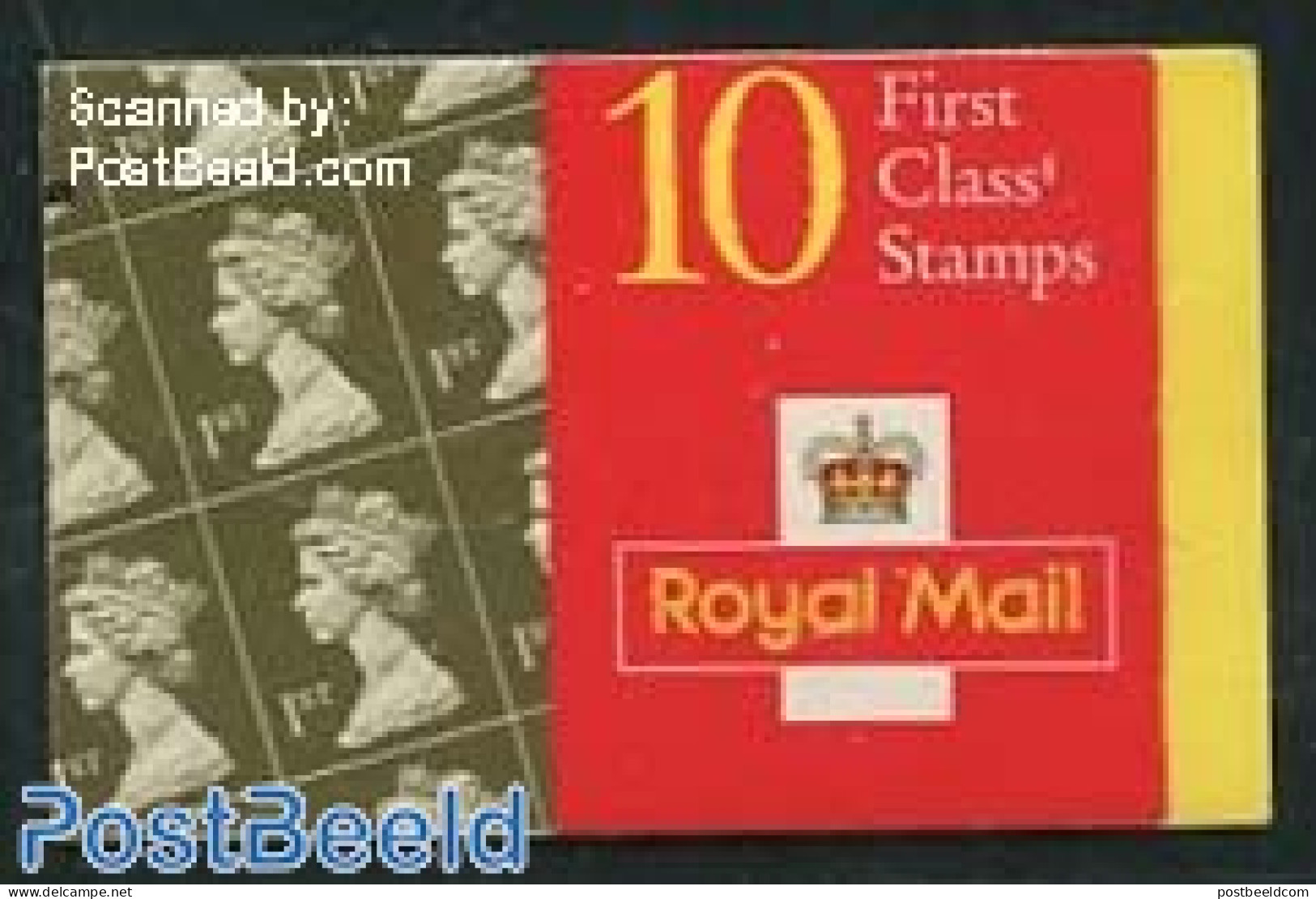 Great Britain 1997 Definitives Booklet, 10x1st, Harrison, Mint NH, Stamp Booklets - Sonstige & Ohne Zuordnung