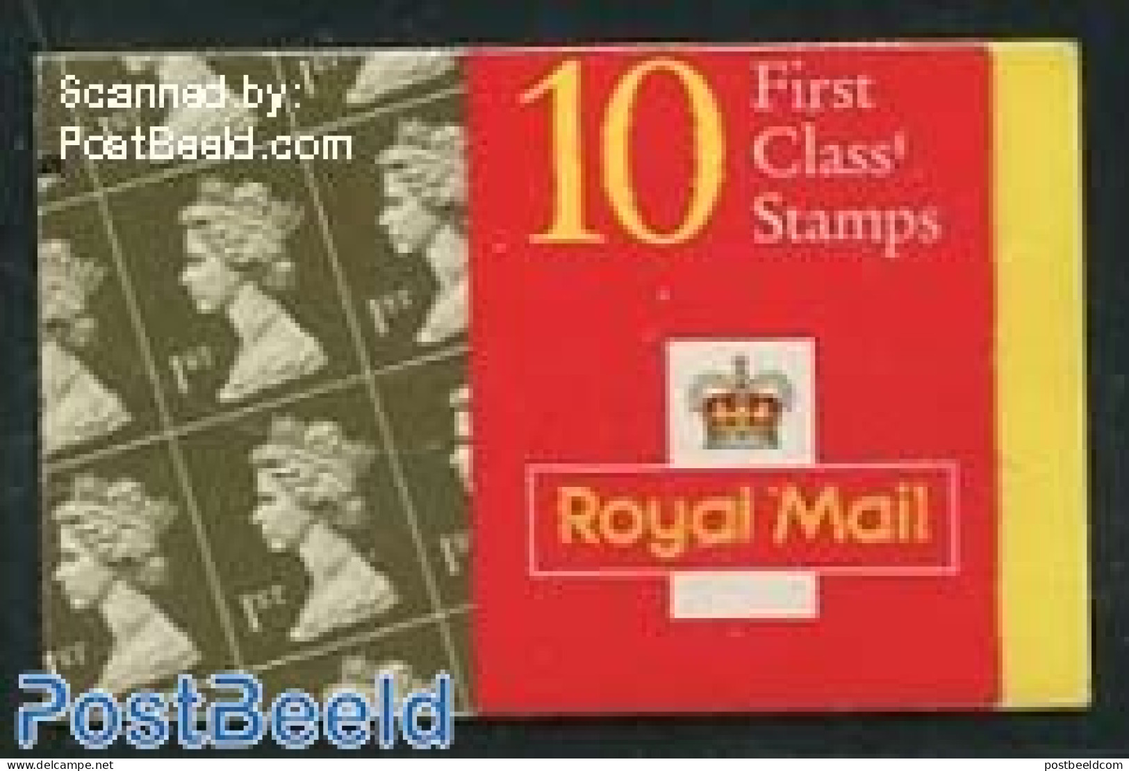 Great Britain 1997 Definitives Booklet, 10x1st, Harrison, Mint NH, Stamp Booklets - Other & Unclassified