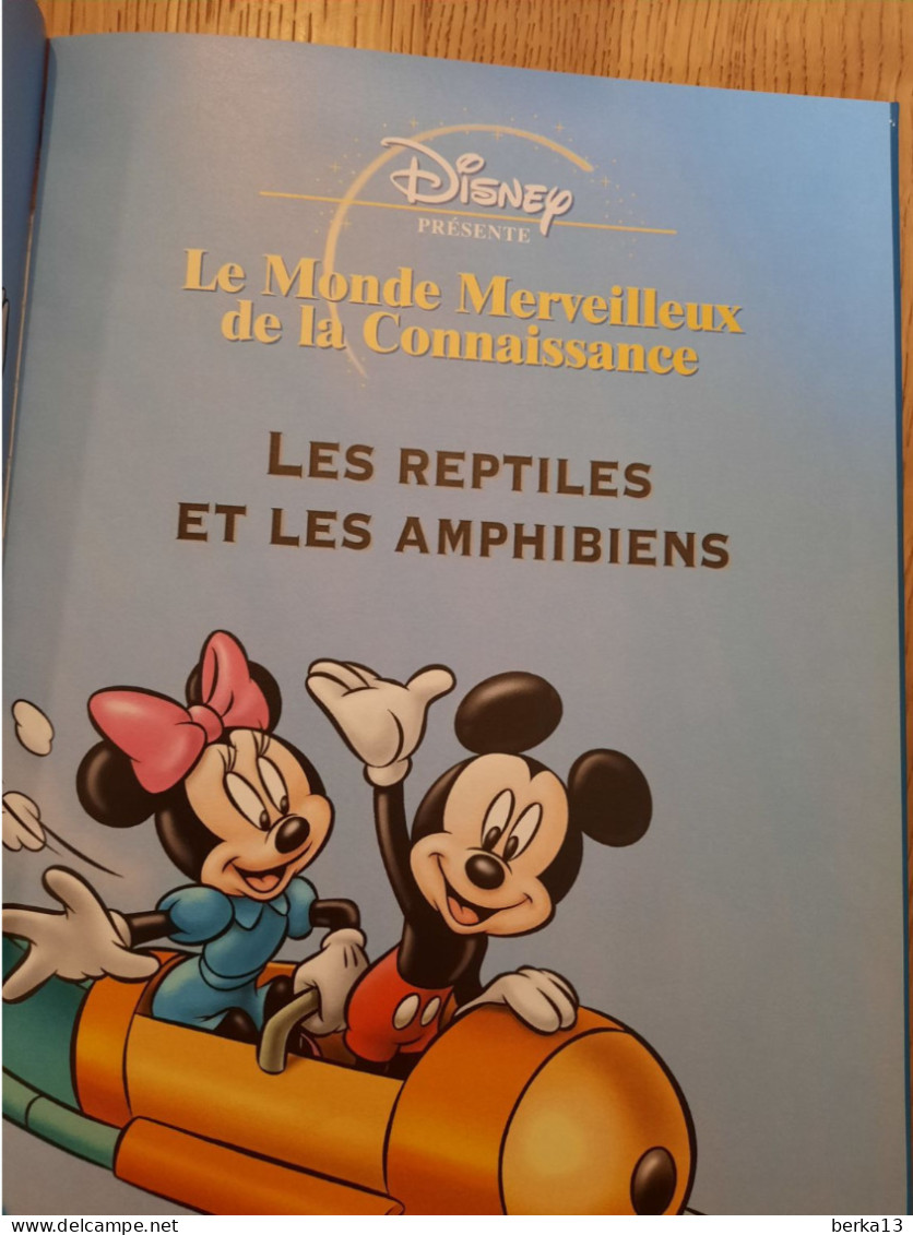 Les  Reptiles Et Les Amphibiens DISNEY 2007 - Other & Unclassified