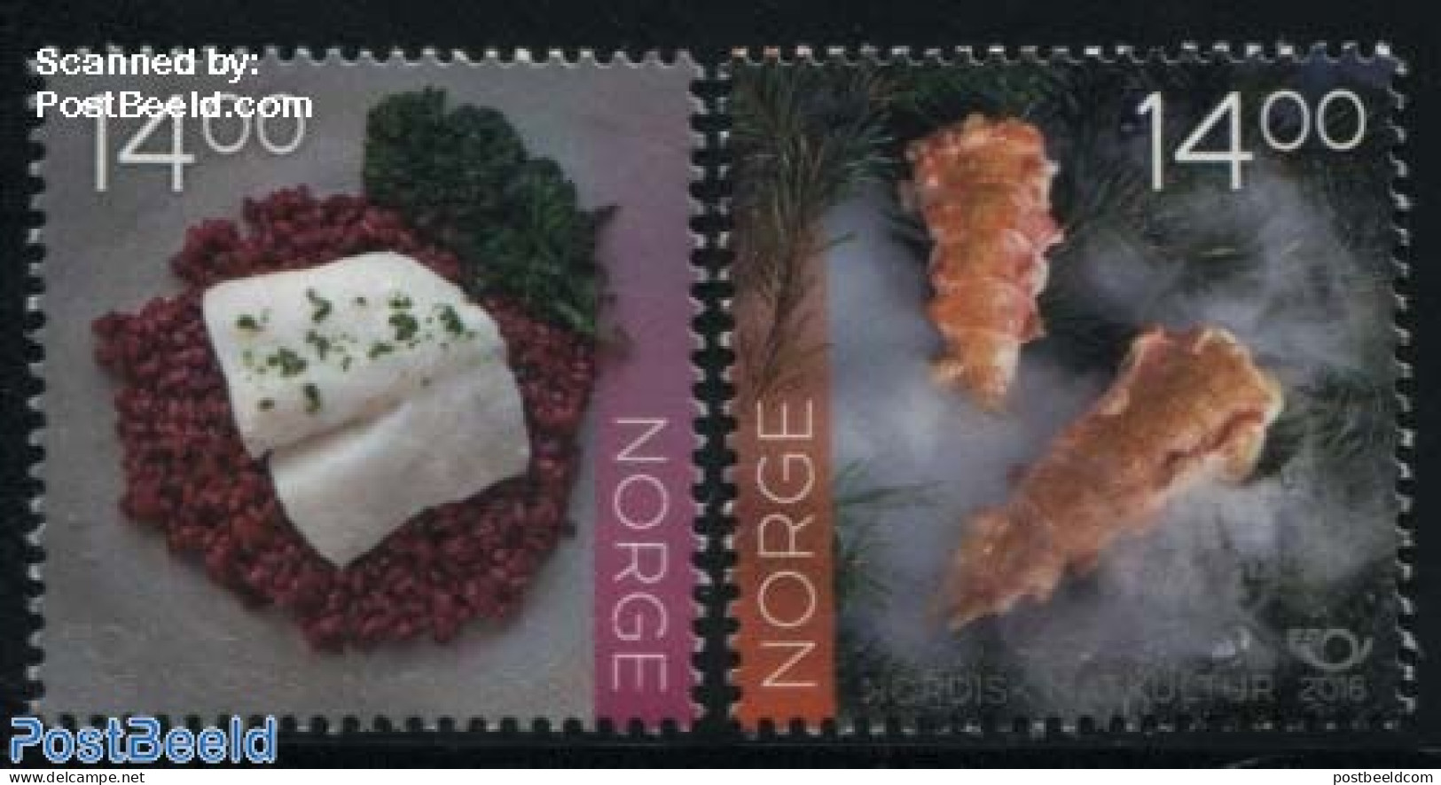 Norway 2016 Norden, Food Culture 2v, Mint NH, Health - History - Food & Drink - Europa Hang-on Issues - Neufs