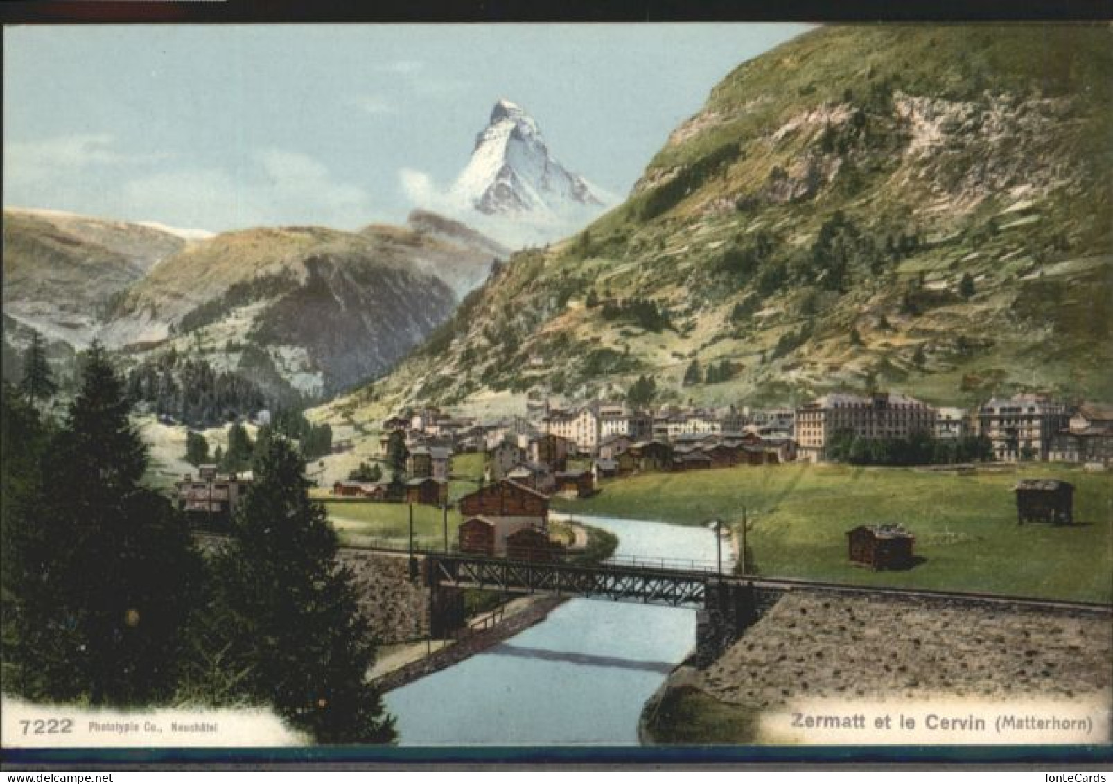 10845171 Zermatt VS Zermatt Cervin Bruecke *  - Autres & Non Classés