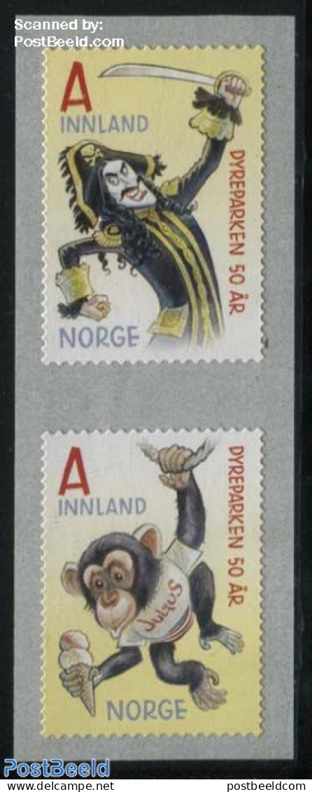 Norway 2016 Kristiansand Zoo 2v S-a, Mint NH, Nature - Animals (others & Mixed) - Monkeys - Neufs