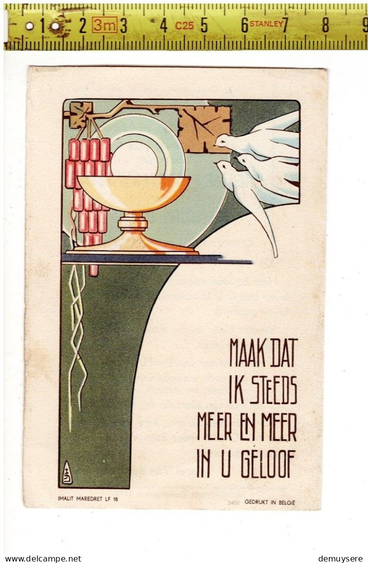 KL 5313 - PRIESTERWIJDING VAN : KAREL VAN DEN HAEGHEN - GENT 1945  ZOMERGEM - Andachtsbilder