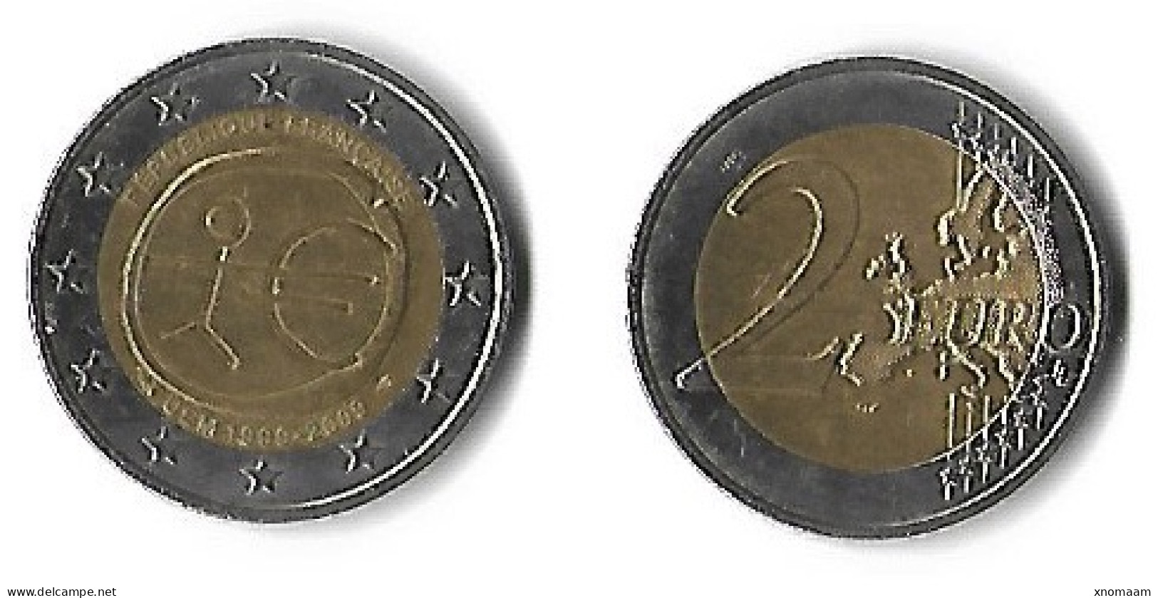 France 2009 - 2 Euro Commémorative - 10 Ans De L'euro - France