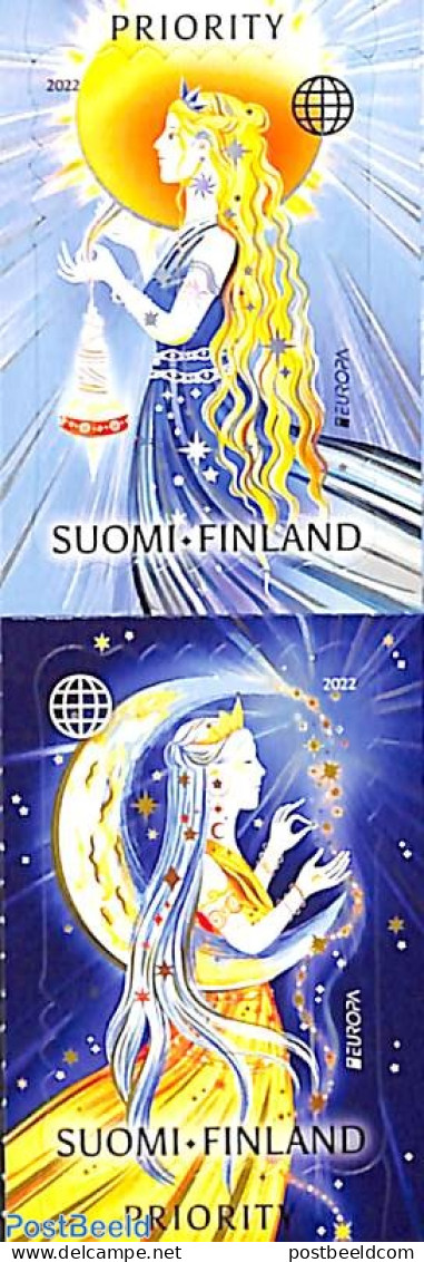 Finland 2022 Europa, Myths & Legends 2v S-a, Mint NH, History - Europa (cept) - Art - Fairytales - Ongebruikt