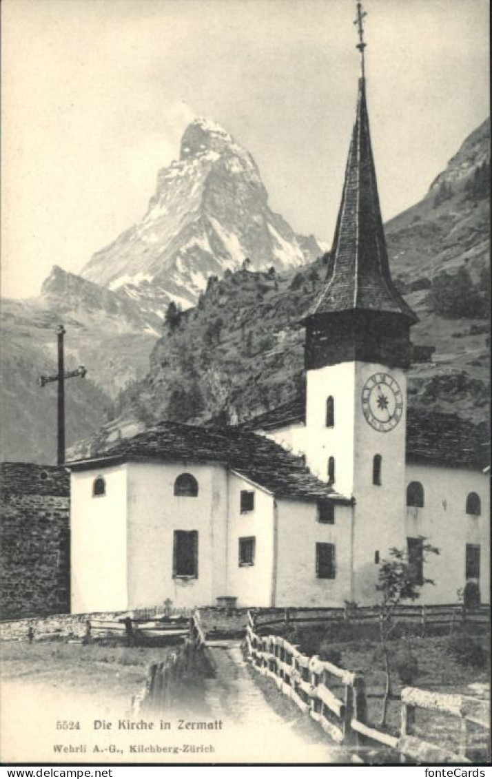 10845069 Zermatt VS Zermatt Kirche *  - Other & Unclassified
