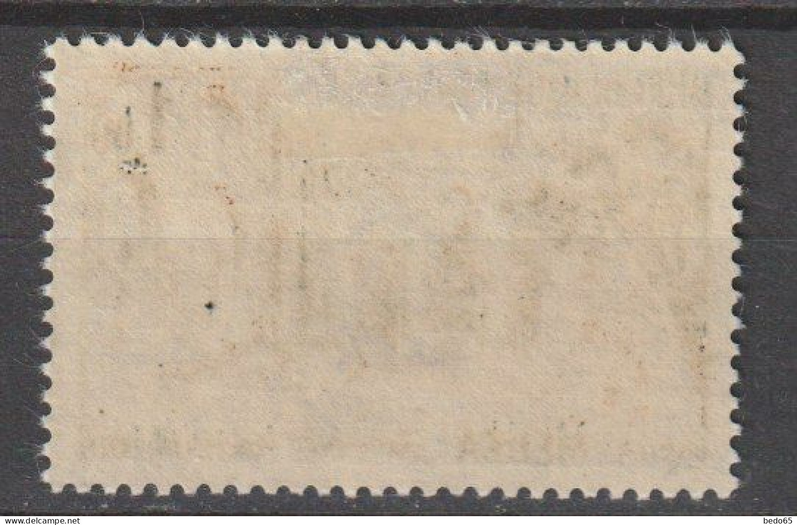 N° 358 VARIETEE DOUBLE SURCHARGE NEUF*  TRACE DE CHARNIERE  / MH - Algeria (1962-...)