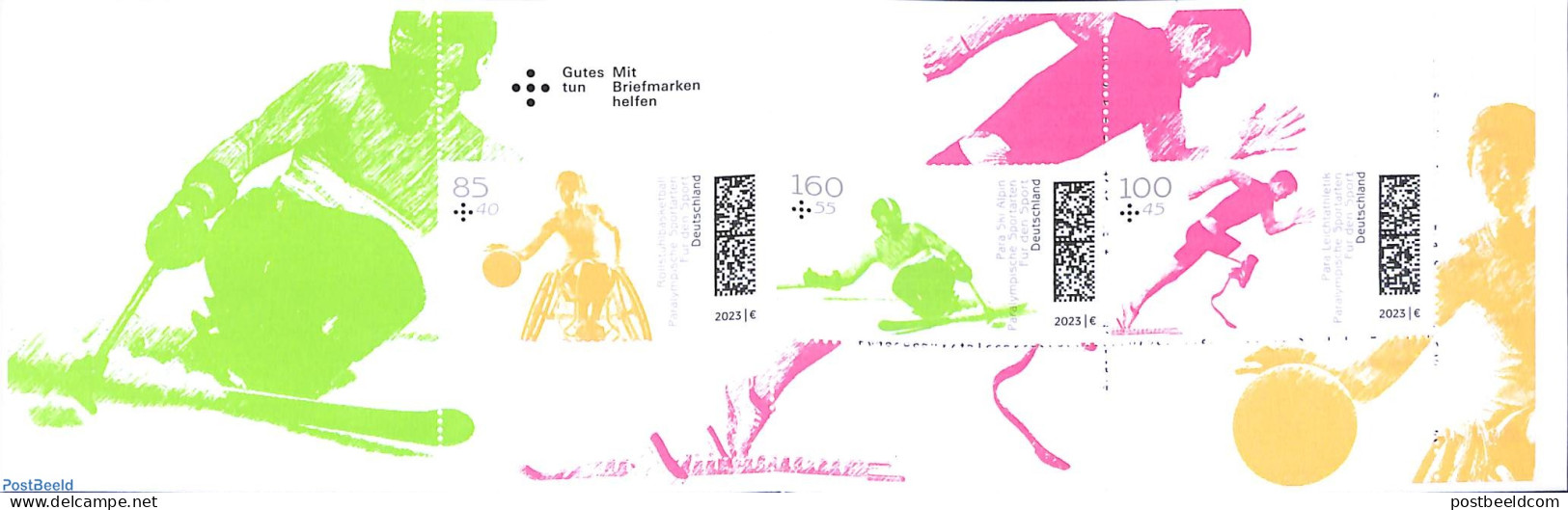 Germany, Federal Republic 2023 Sport Booklet, Mint NH, Sport - Sport (other And Mixed) - Stamp Booklets - Ungebraucht