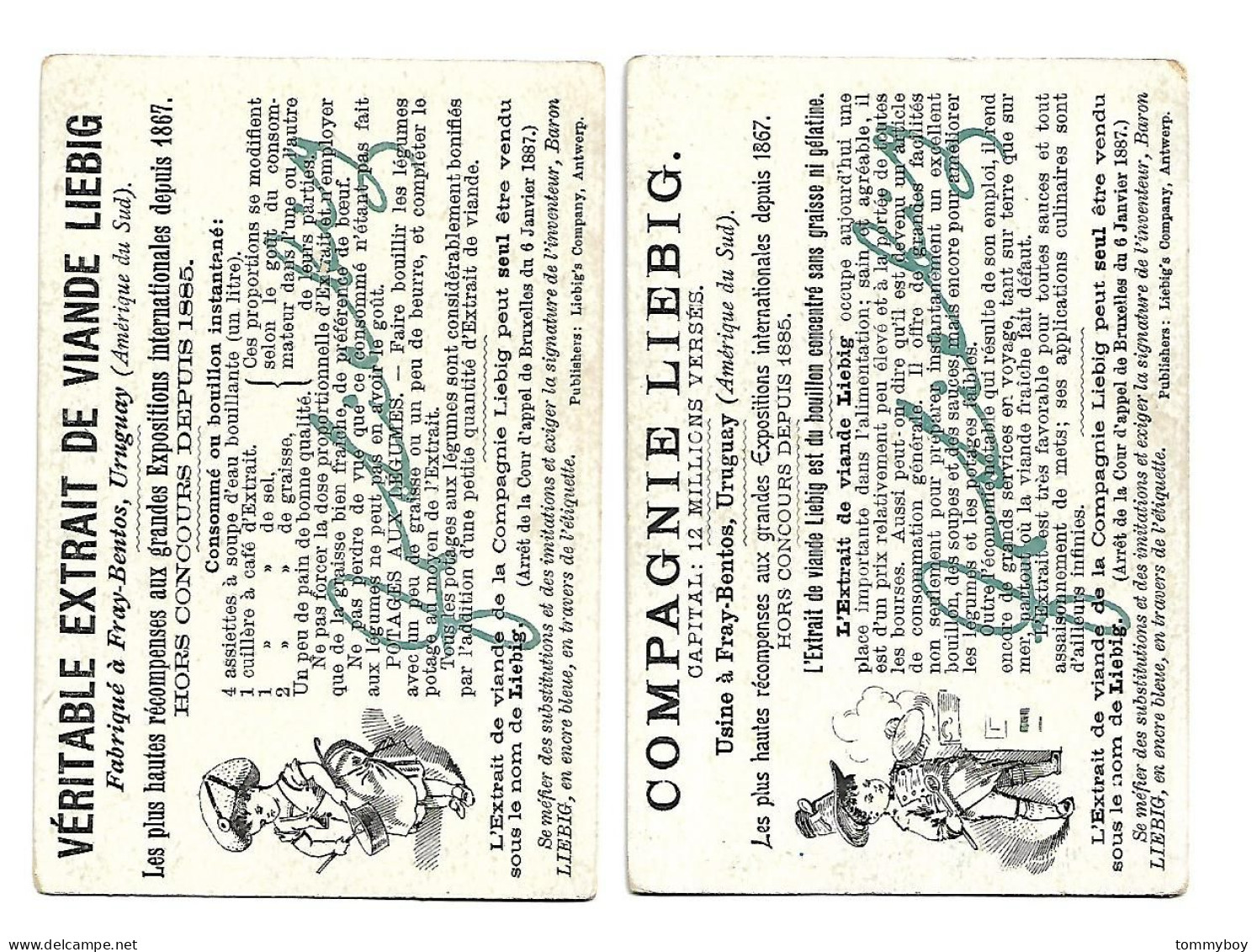 S 500 , Liebig 6 Cards, Cours De La Vie   (ref B10) - Liebig