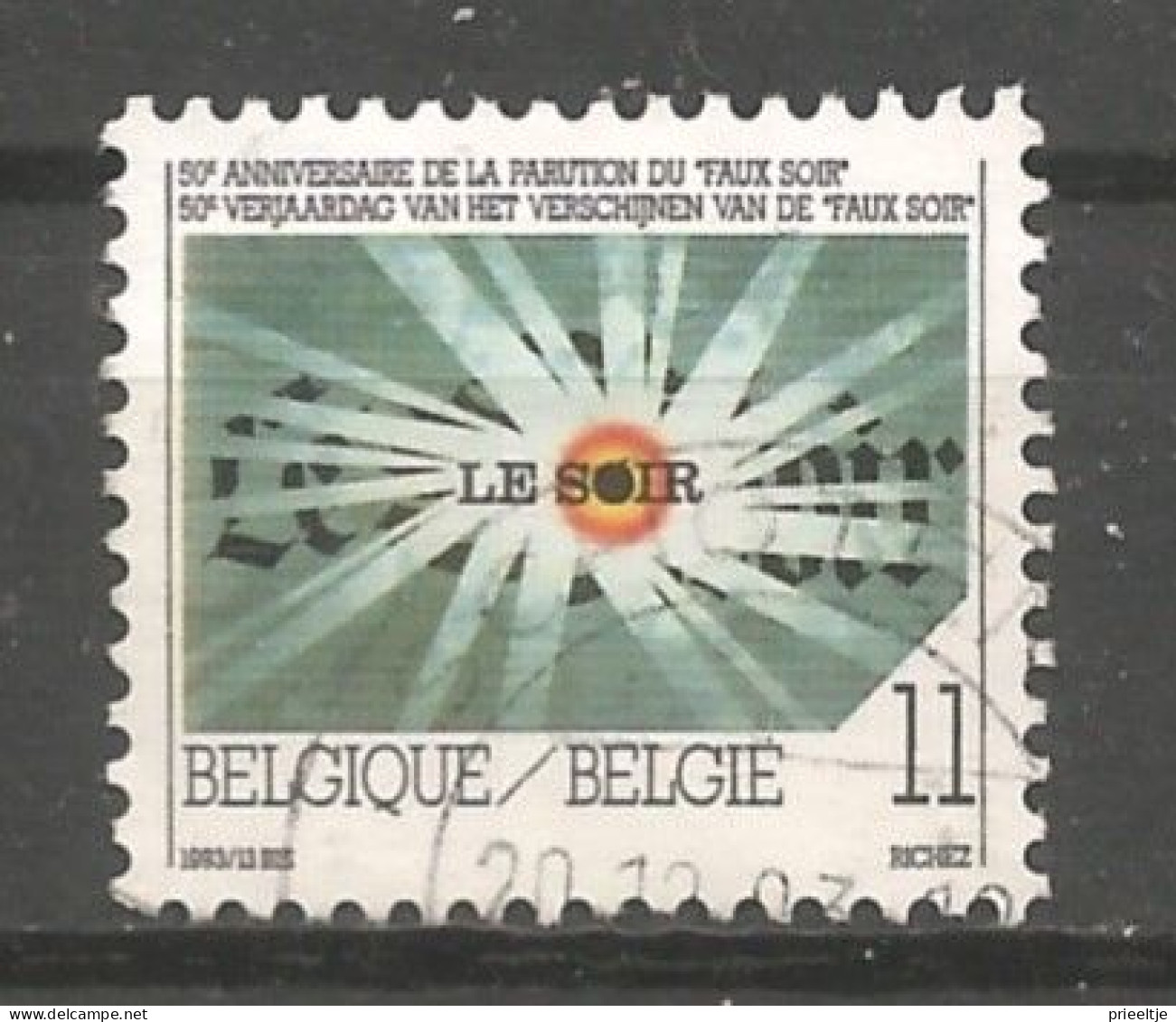 Belgie 1993 50 J Faux Soir OCB 2529  (0) - Oblitérés