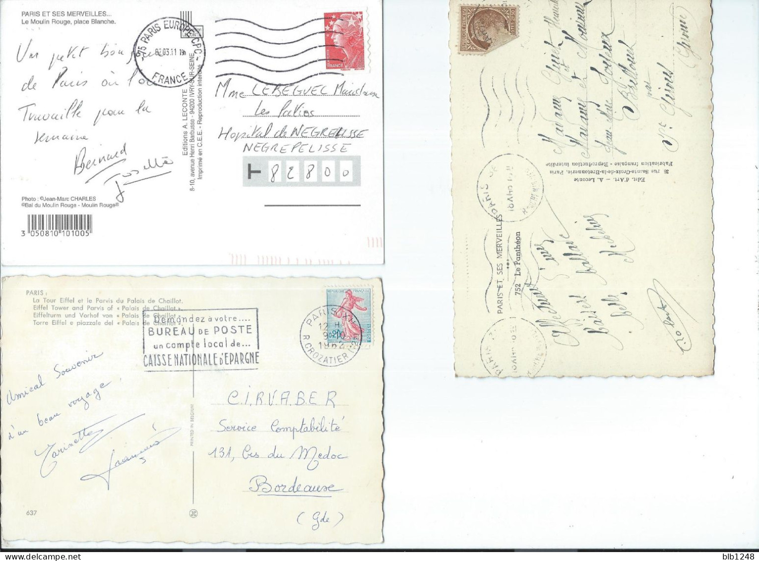 75 Paris Lot De 9 CPM De Paris - 5 - 99 Cartes