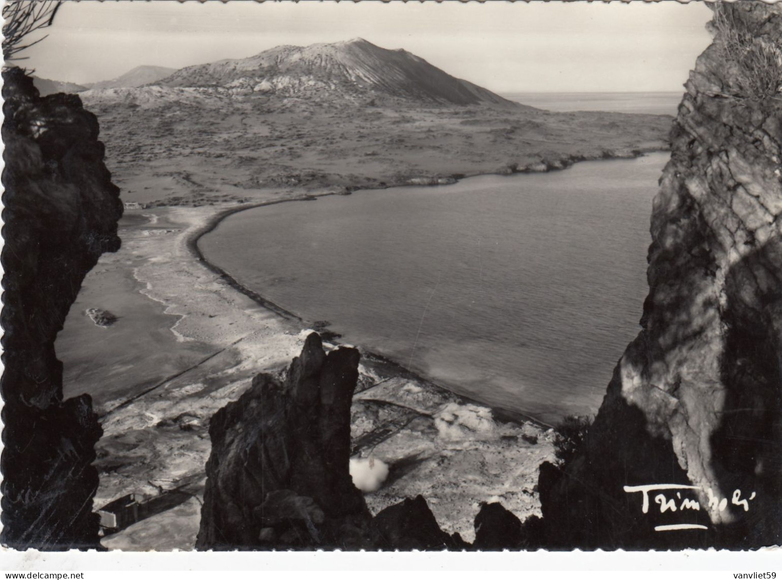 VULCANO-VULCANELLO-MESSINA-ISOLE EOLIE-2 CARTOLINE VERA FOTOGRAFIA  NON VIAGGIATE-1950-1958 - Messina