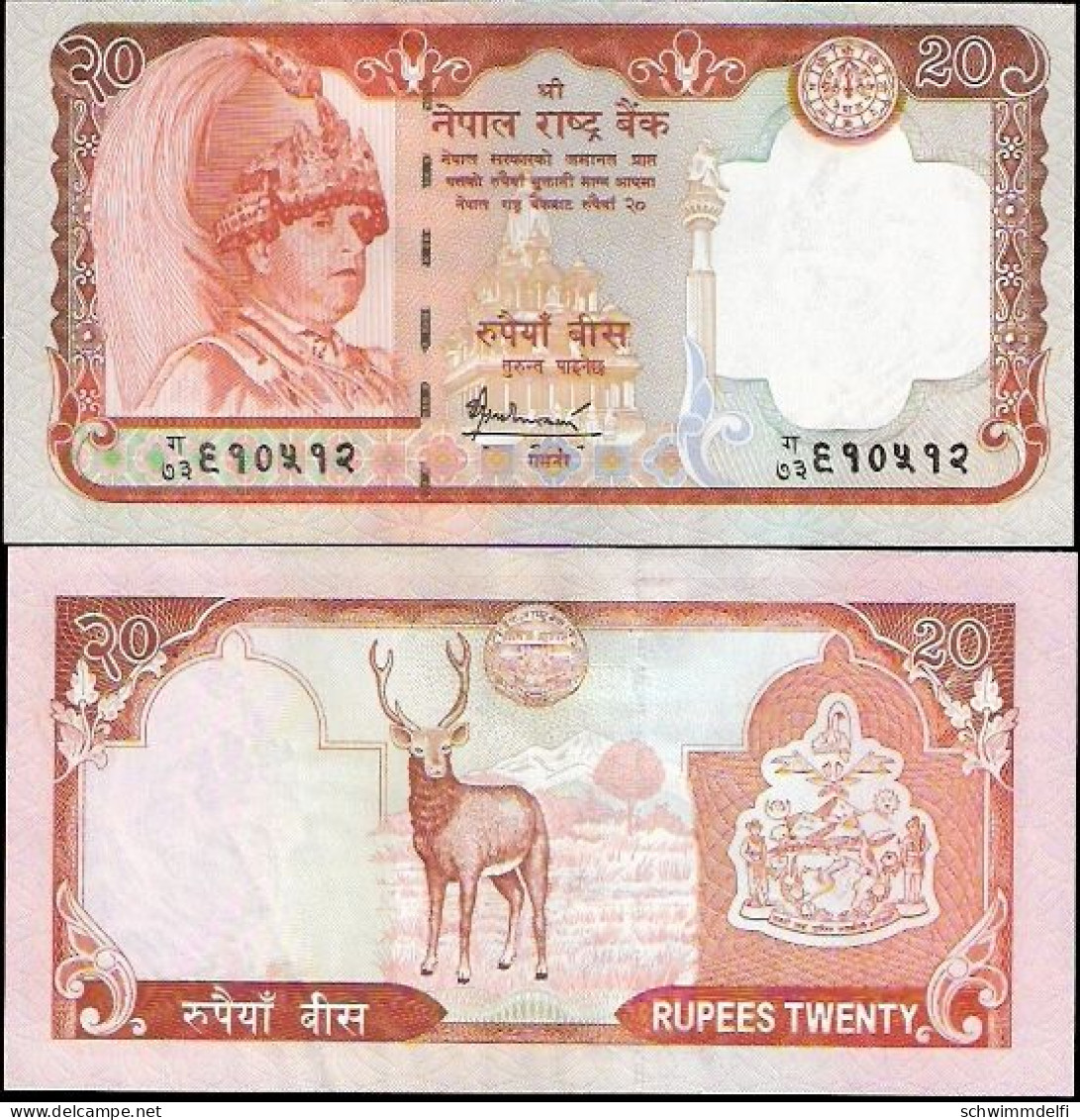 NEPAL - 20 RUPEES 2002 - SIGN / FIRMA. 16 - SIN CIRCULAR - UNZIRKULIERT - UNCIRCULATED - Nepal