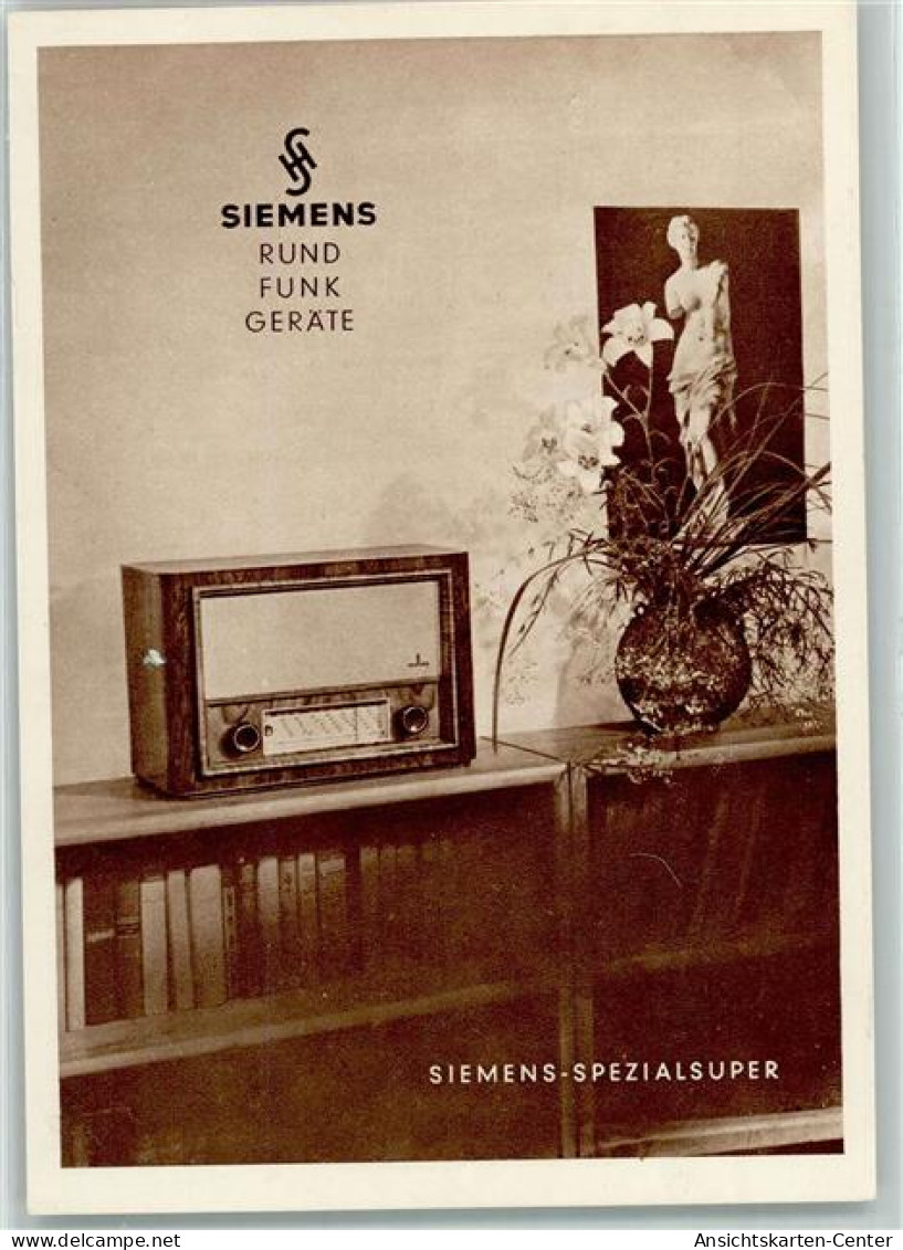 39172211 - Werbung Siemens  Rundfunk Geraete AK - Other & Unclassified