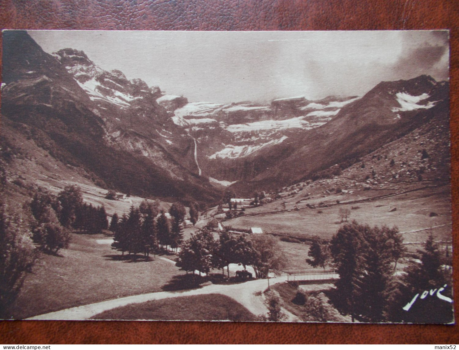 65 - GAVARNIE - Vue Panoramique De La Vallée Et Du Cirque, La Cascade. (Editions JOVÉ) - Gavarnie