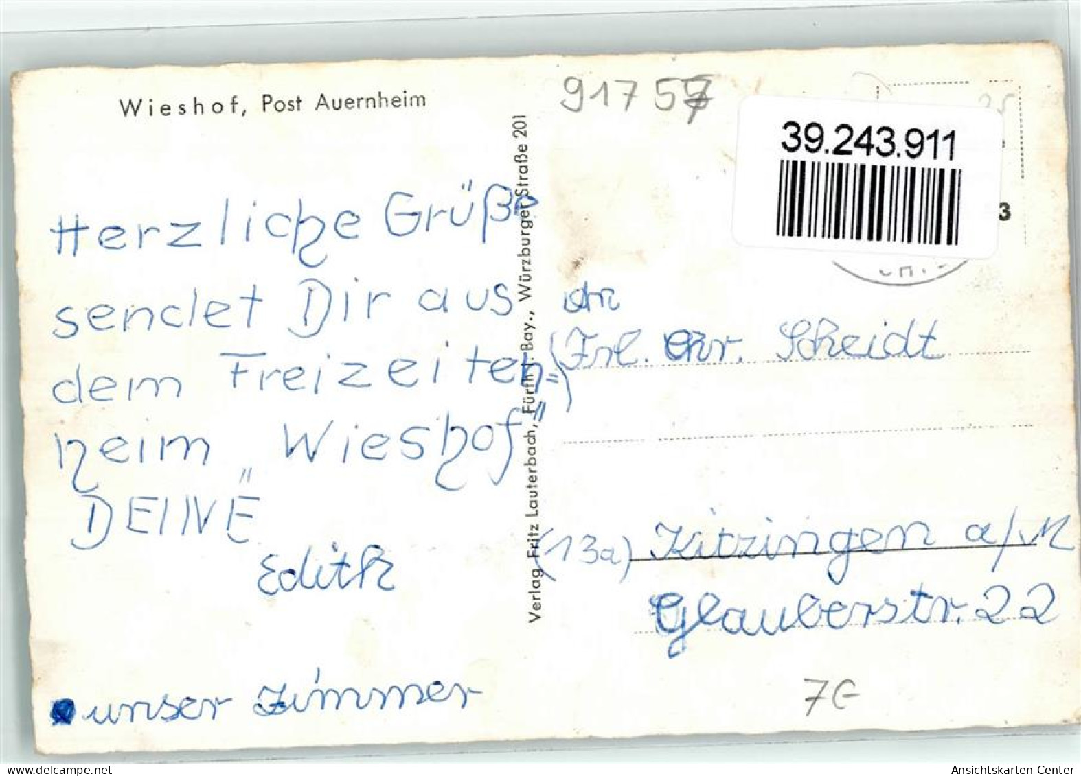 39243911 - Wieshof , Mittelfr - Hürth