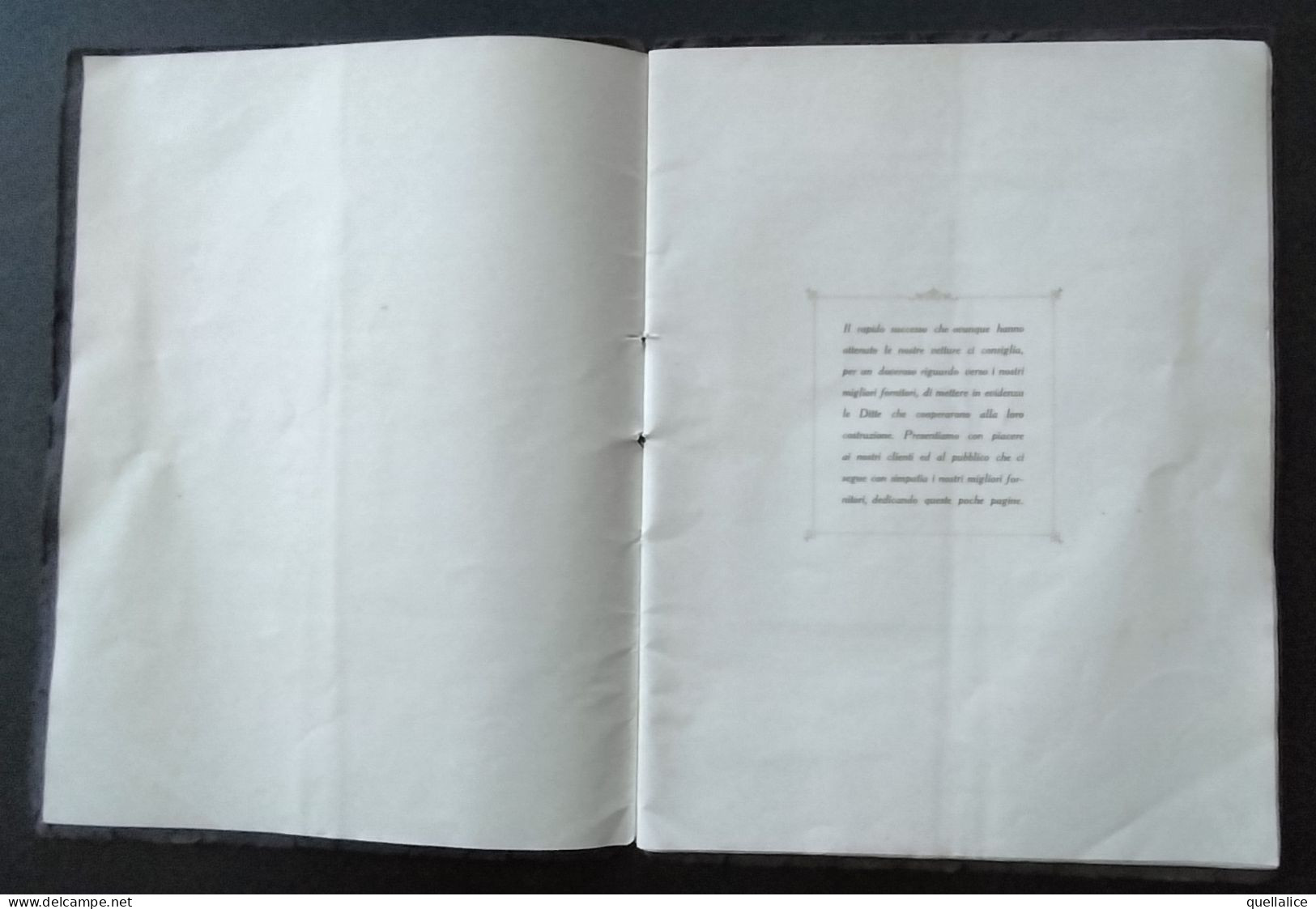 03940"ANSALDO-TORINO-CATALOGO PRESENT.NE DITTE CHE HANNO COOP.TO ALLA COSRUZ.NE DELLE NS AUTO-LISTINO PREZZI 1924" ORIG. - Tools