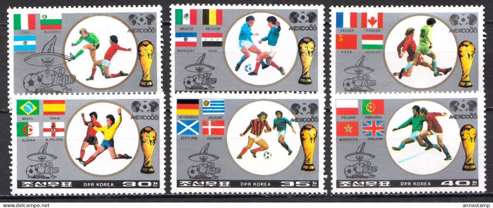 North-Korea MNH Set - 1986 – Mexico