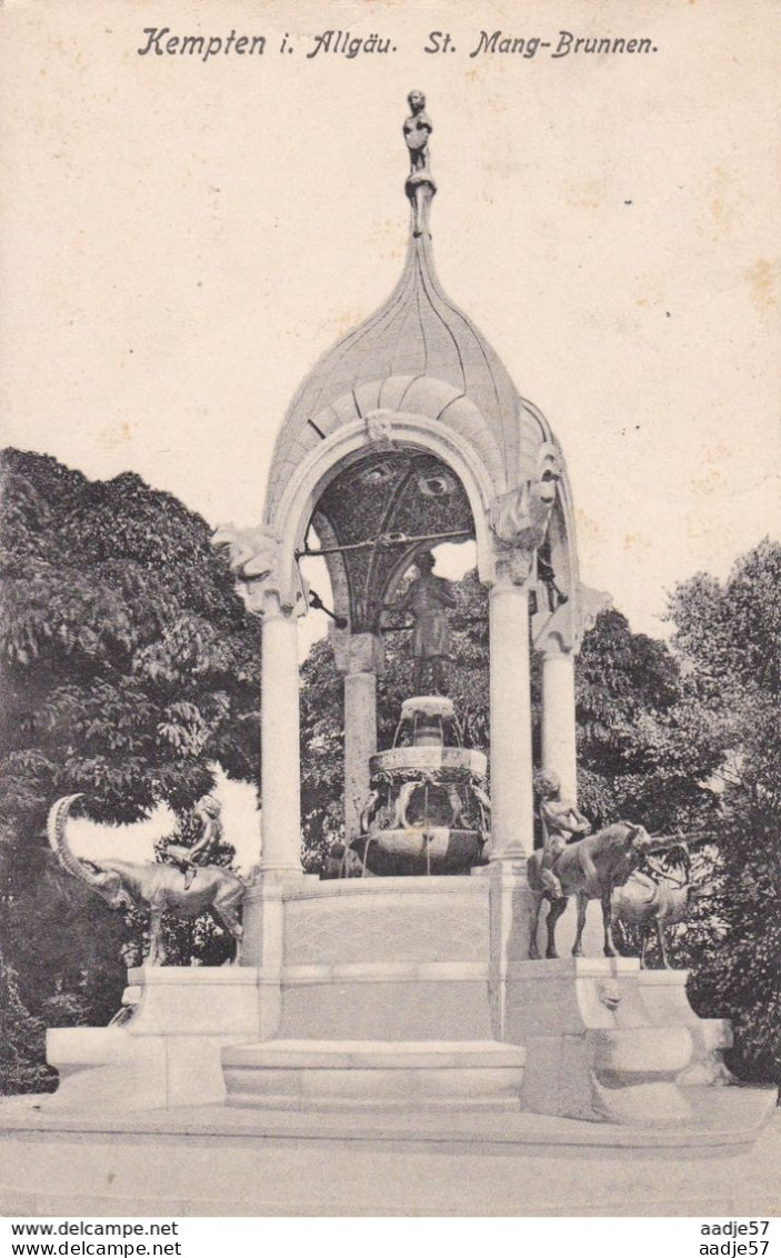 Kempten Allgau St. Mang - Brunnen 1916 - Kempten