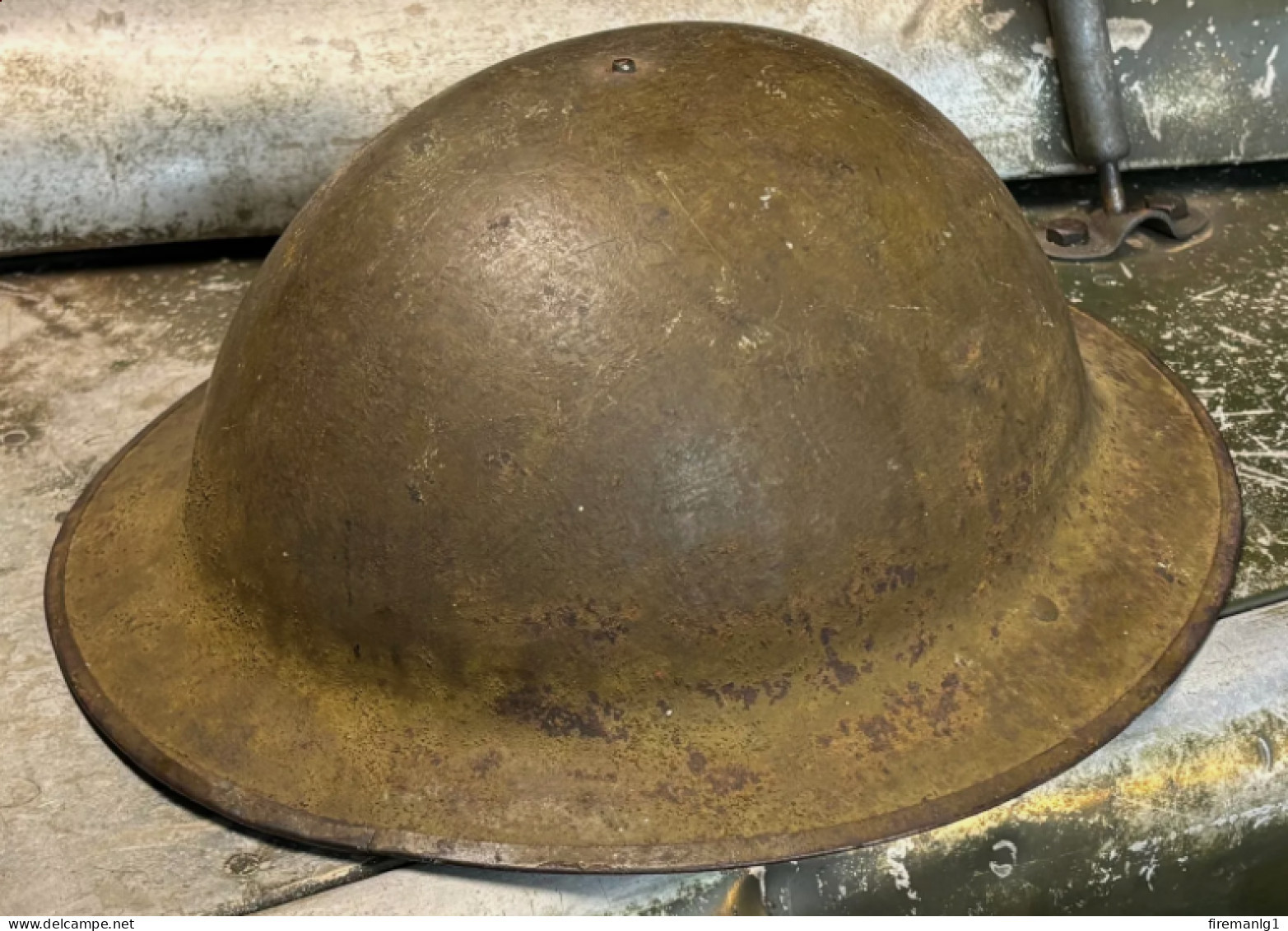 WW1 British / Australian Brodie Pattern Steel Helmet Mk.I (ANZAC - AIF) – 1917 - Headpieces, Headdresses