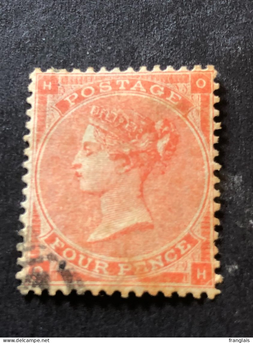 GB  SG 80  4d Pale Red - Used Stamps