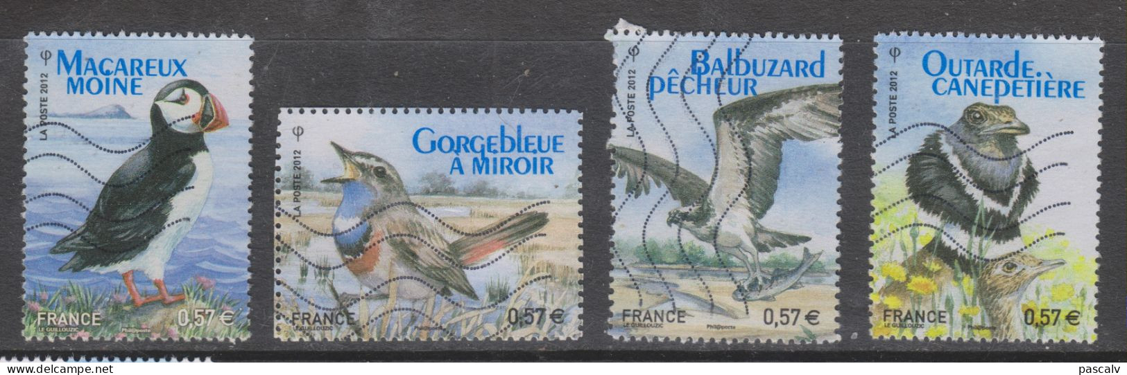 Yvert 4656 / 4659 Série Complète Les Oiseaux - Gebruikt