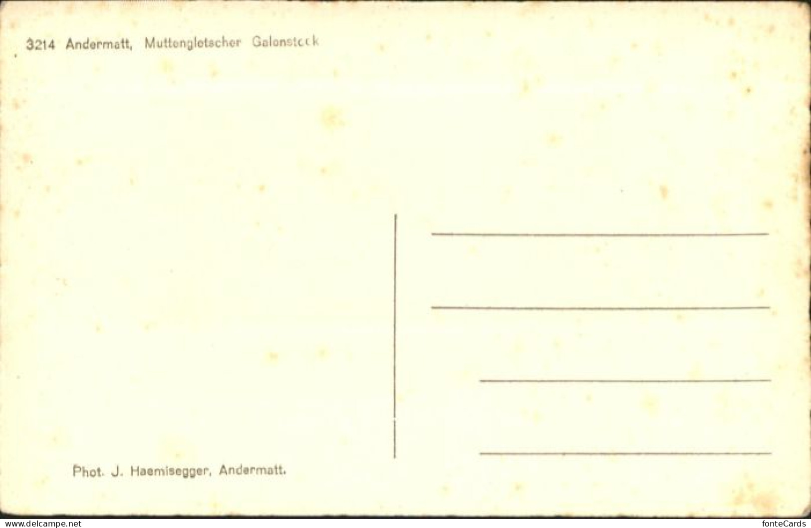 10823829 Andermatt Andermatt Muttengletscher Galenstock * Andermatt - Other & Unclassified