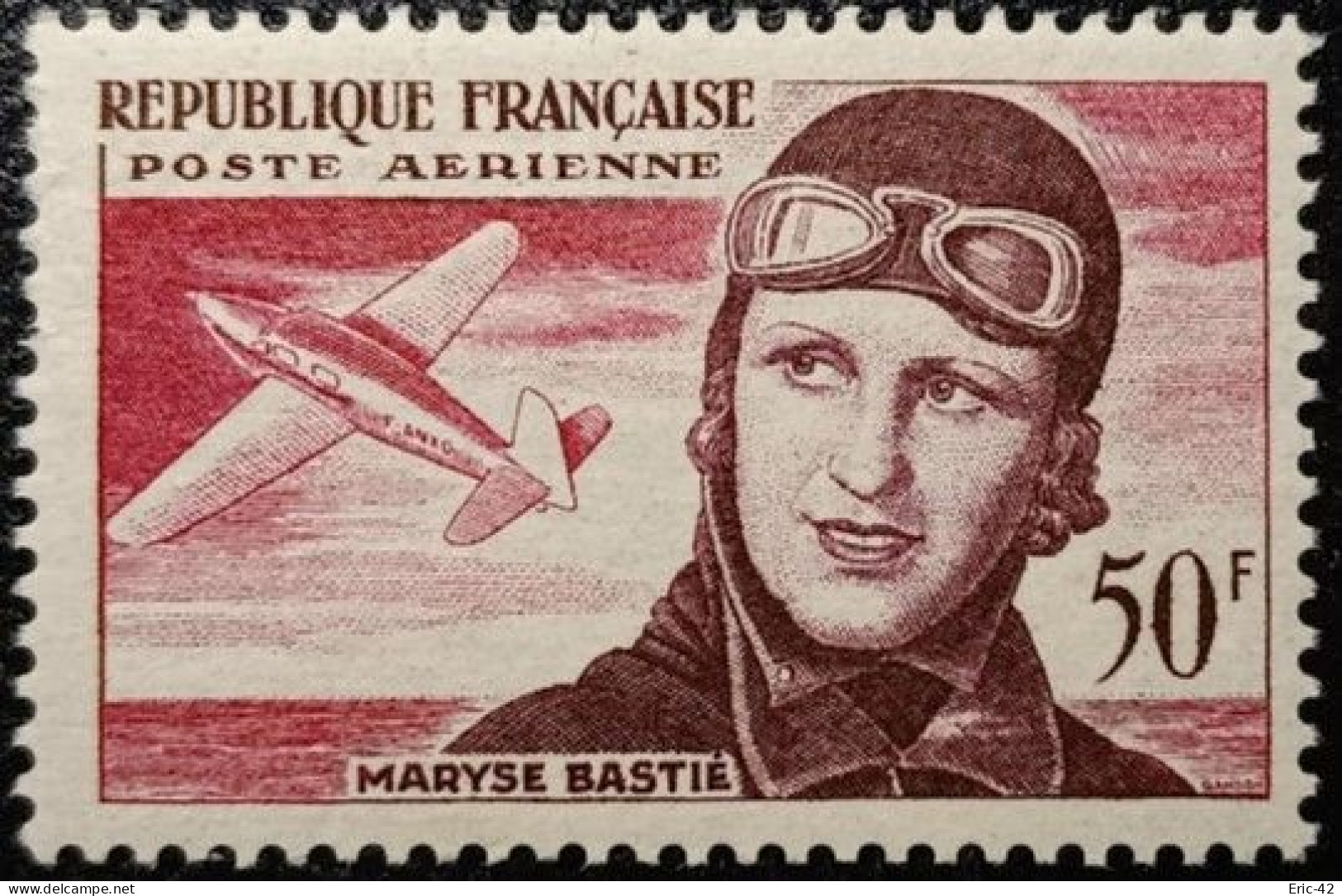 FRANCE Y&T N°34 Neuf** MNH. Poste Aérienne (Maryse Bastié) - 1927-1959 Neufs