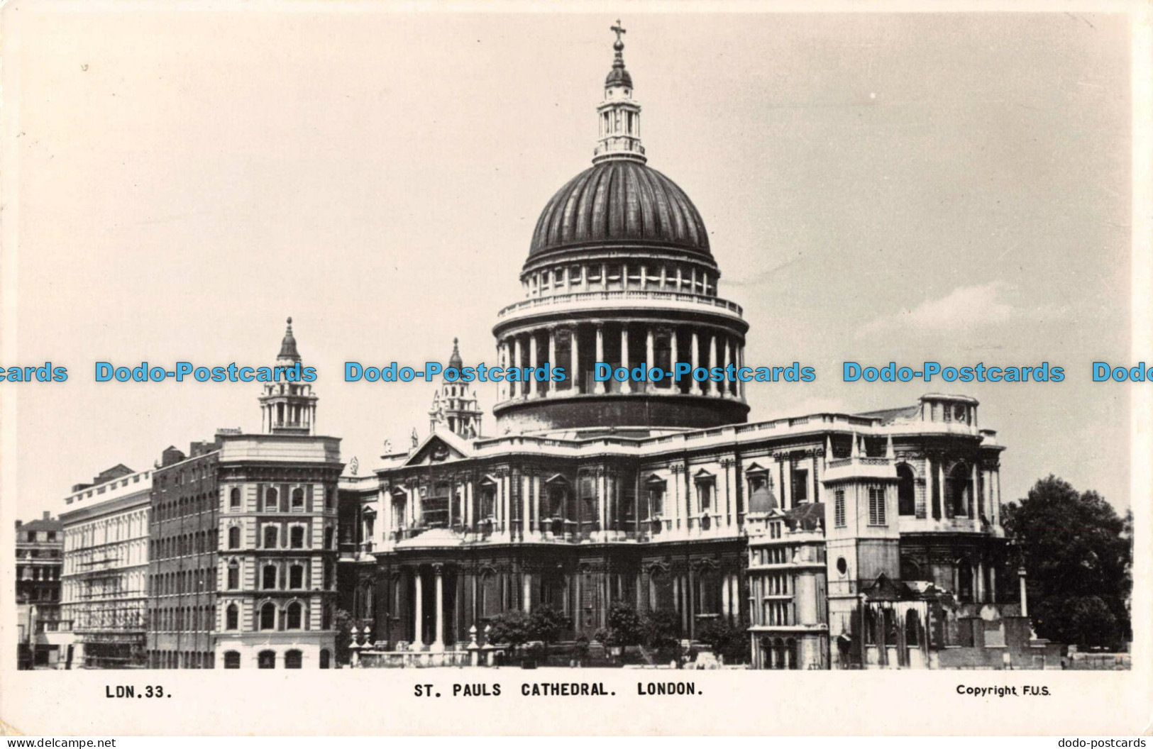 R097782 St. Pauls Cathedral. London. Frith - Andere & Zonder Classificatie