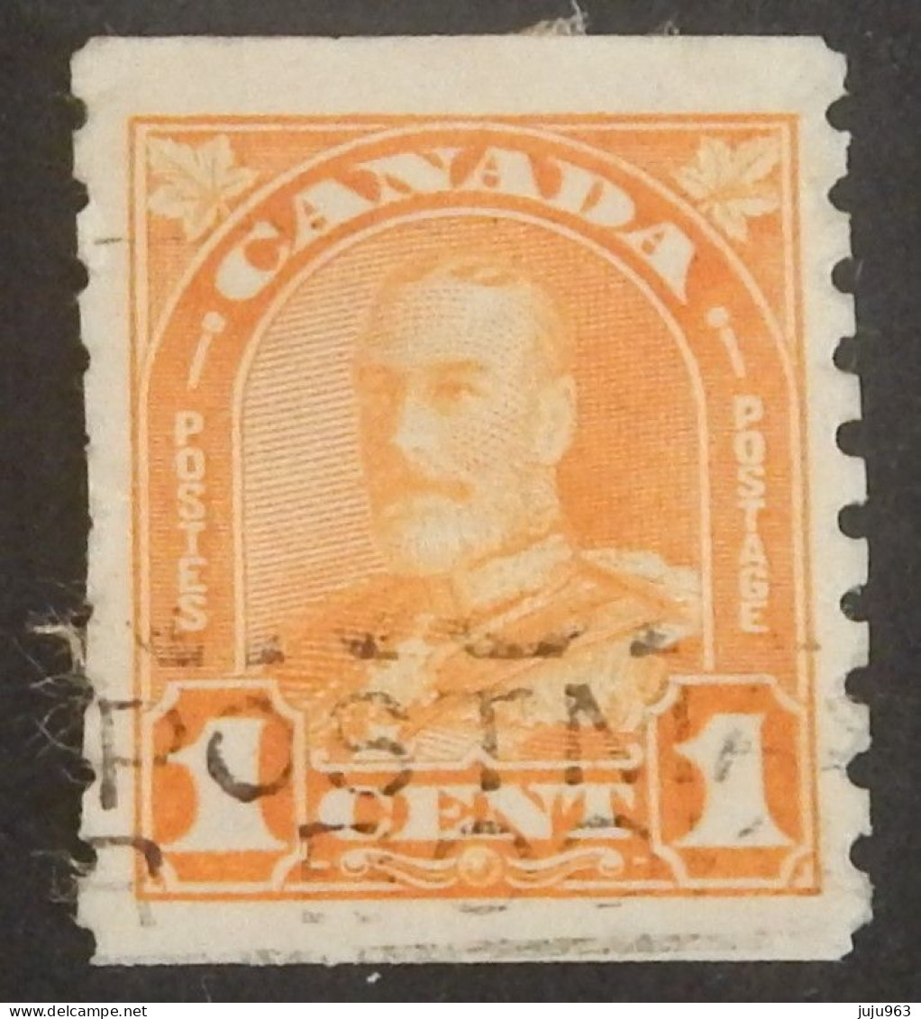 CANADA YT 140a OBLITERE "GEORGE V"ANNEES 1930/1931 - Gebraucht