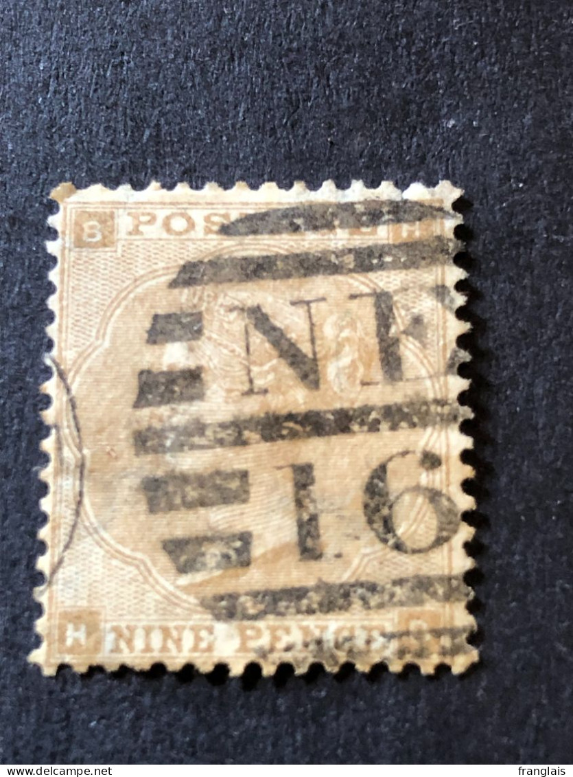 GB  SG 87  9d Straw - Used Stamps