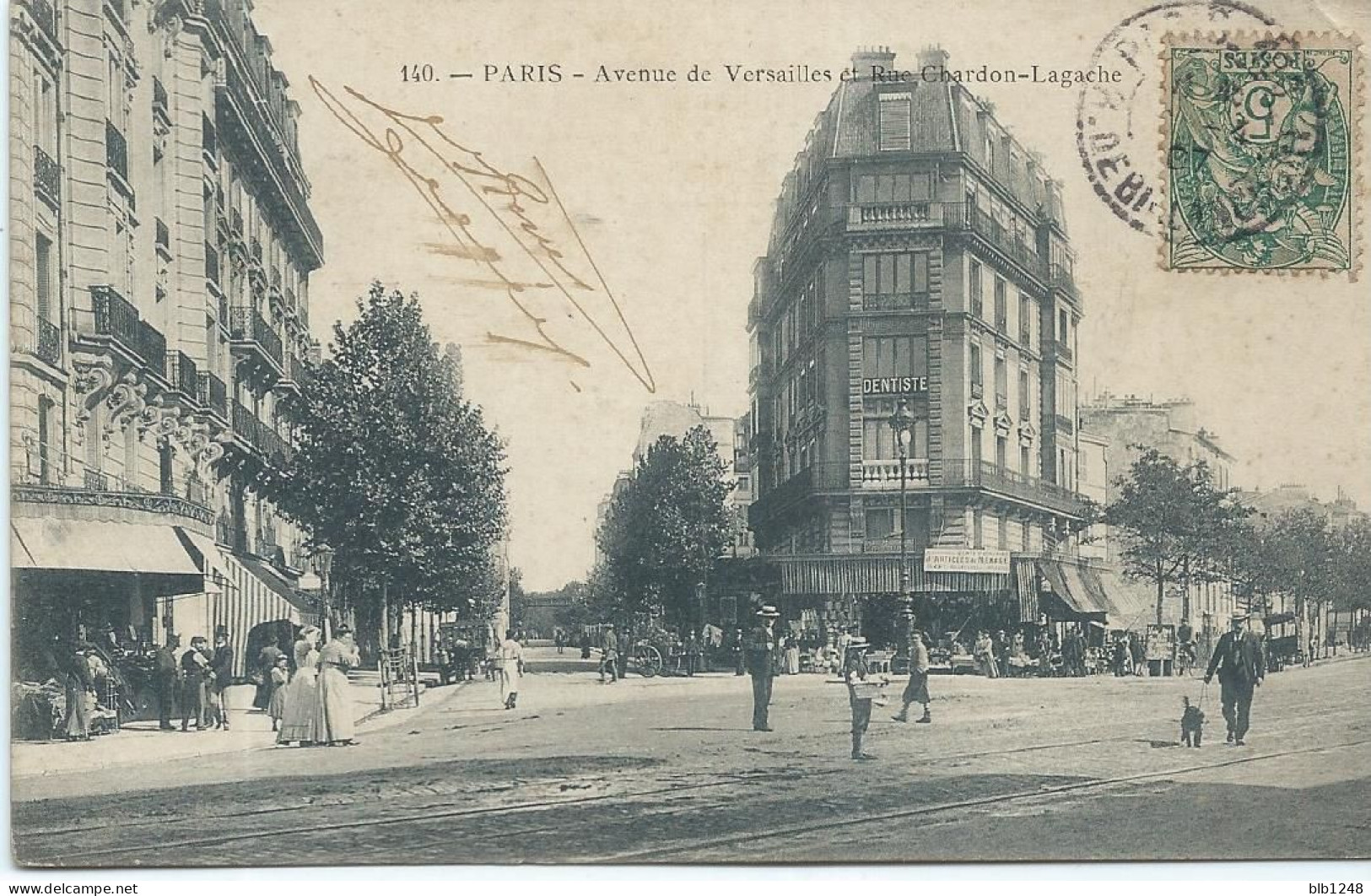 CH 75 PARIS Avenue De Versailles Et Rue Chardon Lagache - Paris (16)