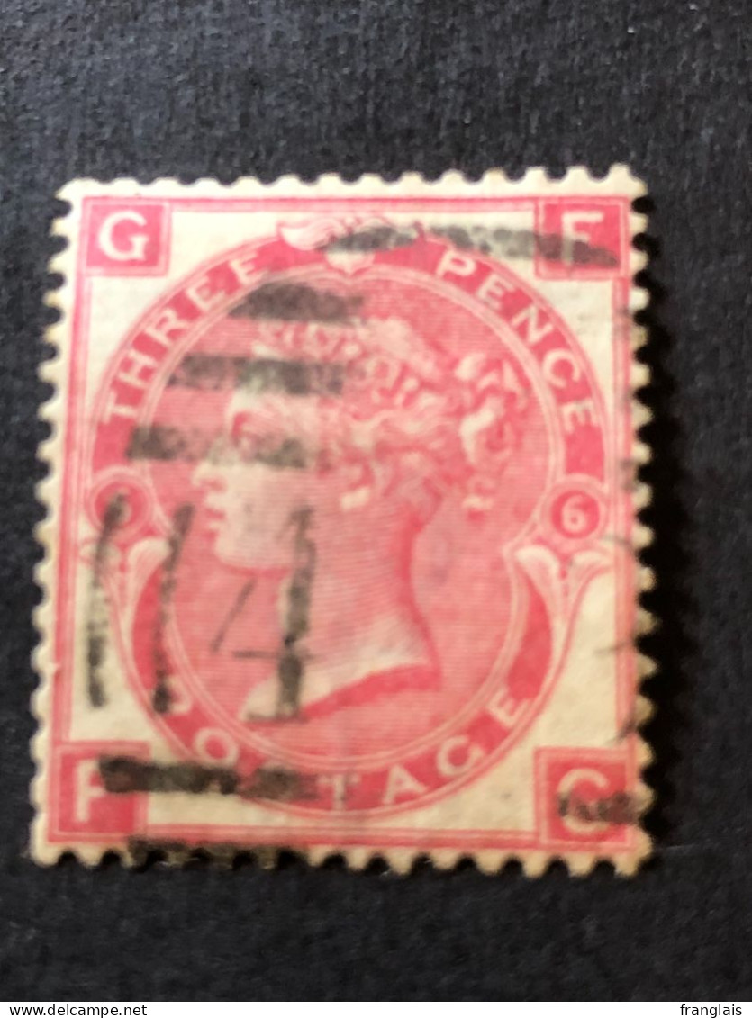 GB  SG 103  3d Carmine Rose Plate 6 - Used Stamps