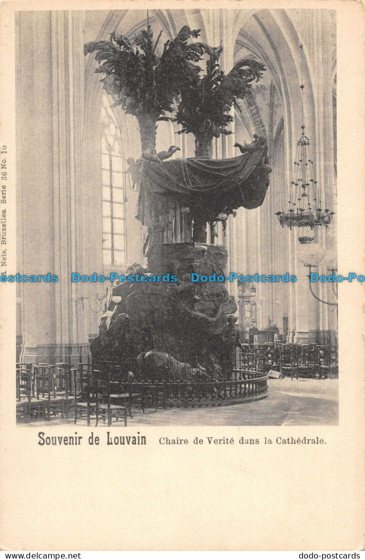 R098357 Souvenir De Louvain. Chaire De Verite Dans La Cathedrale. Nels - Monde