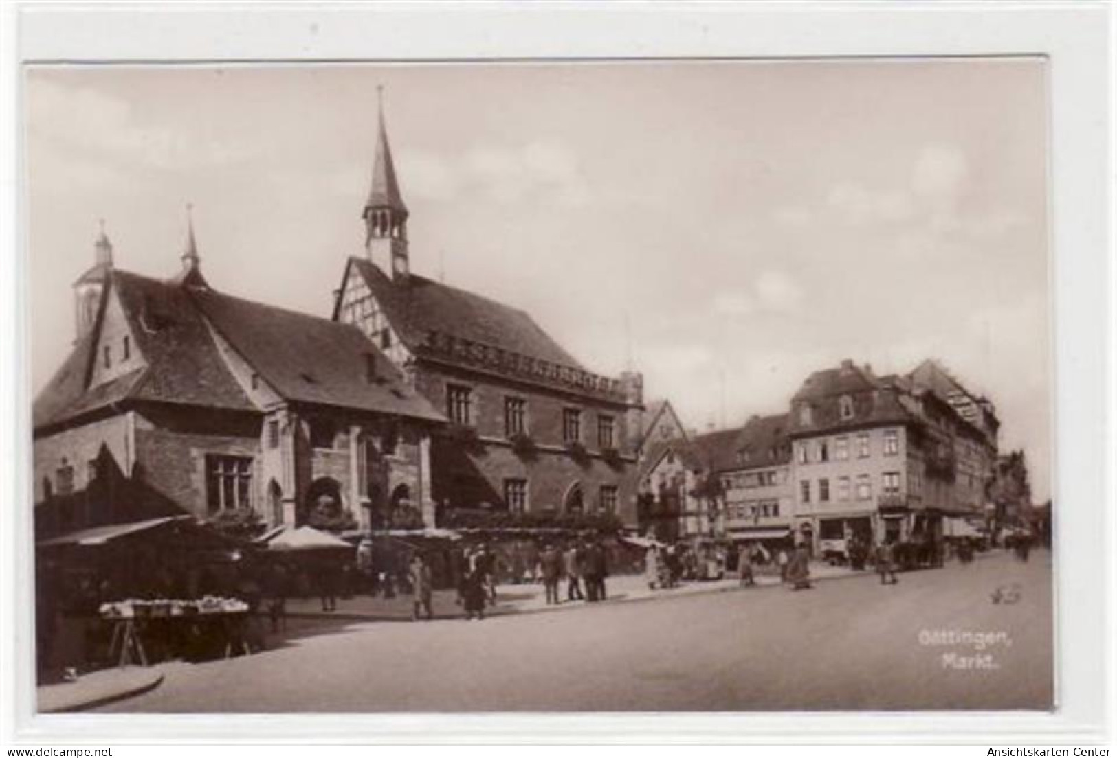 39079911 - Goettingen.  Ein Motiv Am Markt Ungelaufen  Gute Erhaltung. - Goettingen