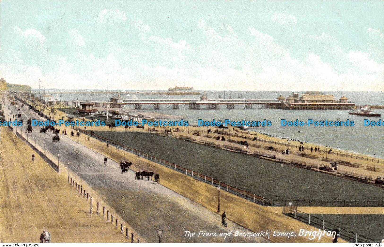 R097254 The Piers And Brunswick Lawns. Brighton - Monde