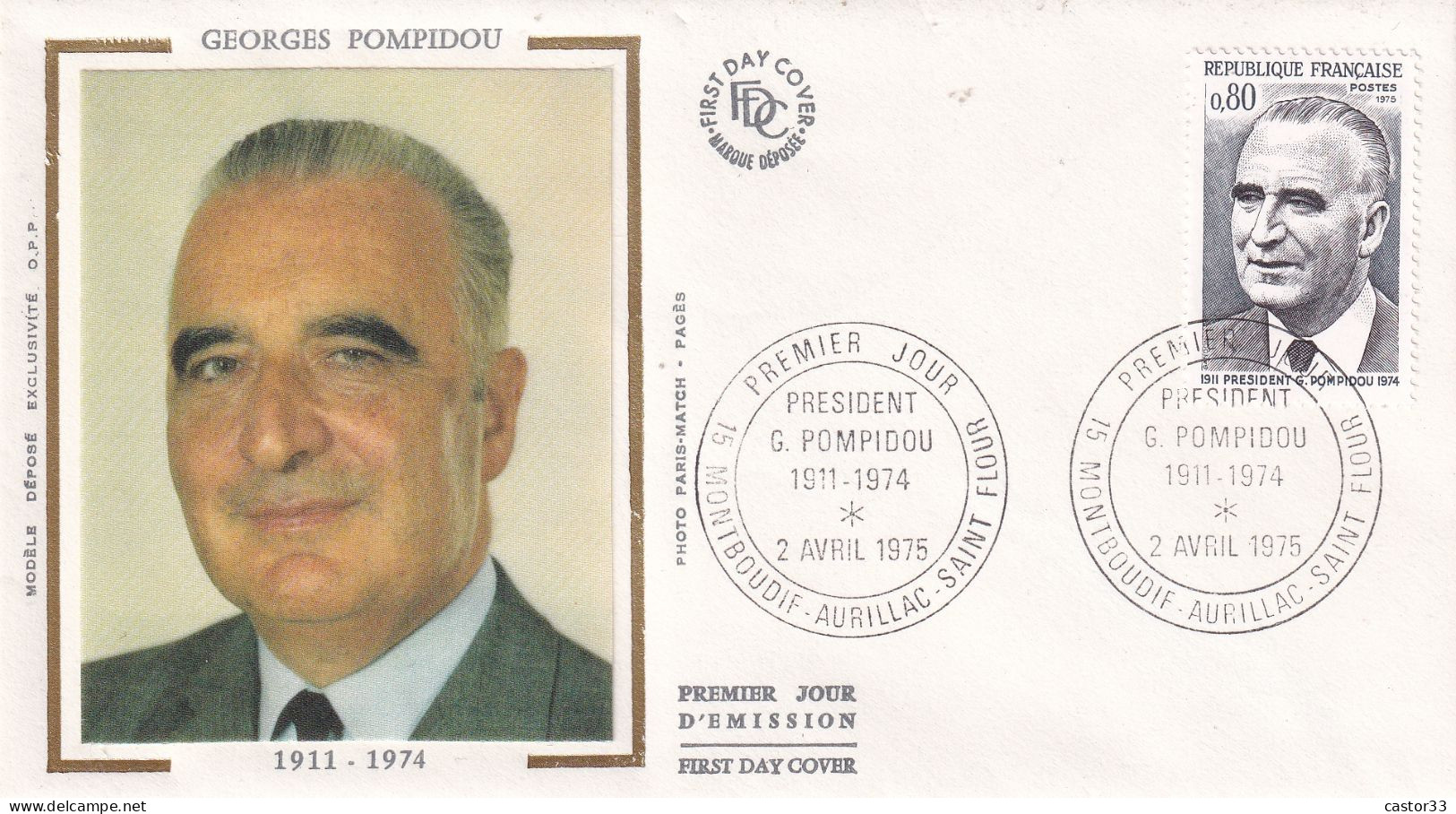 1er Jour, Georges Pompidou - 1970-1979